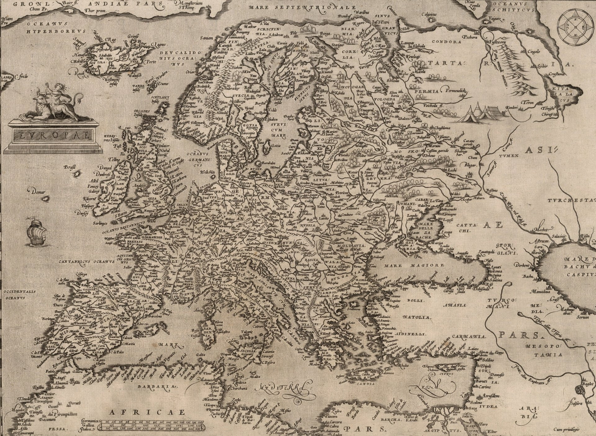 1080P, Vintage, Misc, Map, Europe, HD Wallpaper