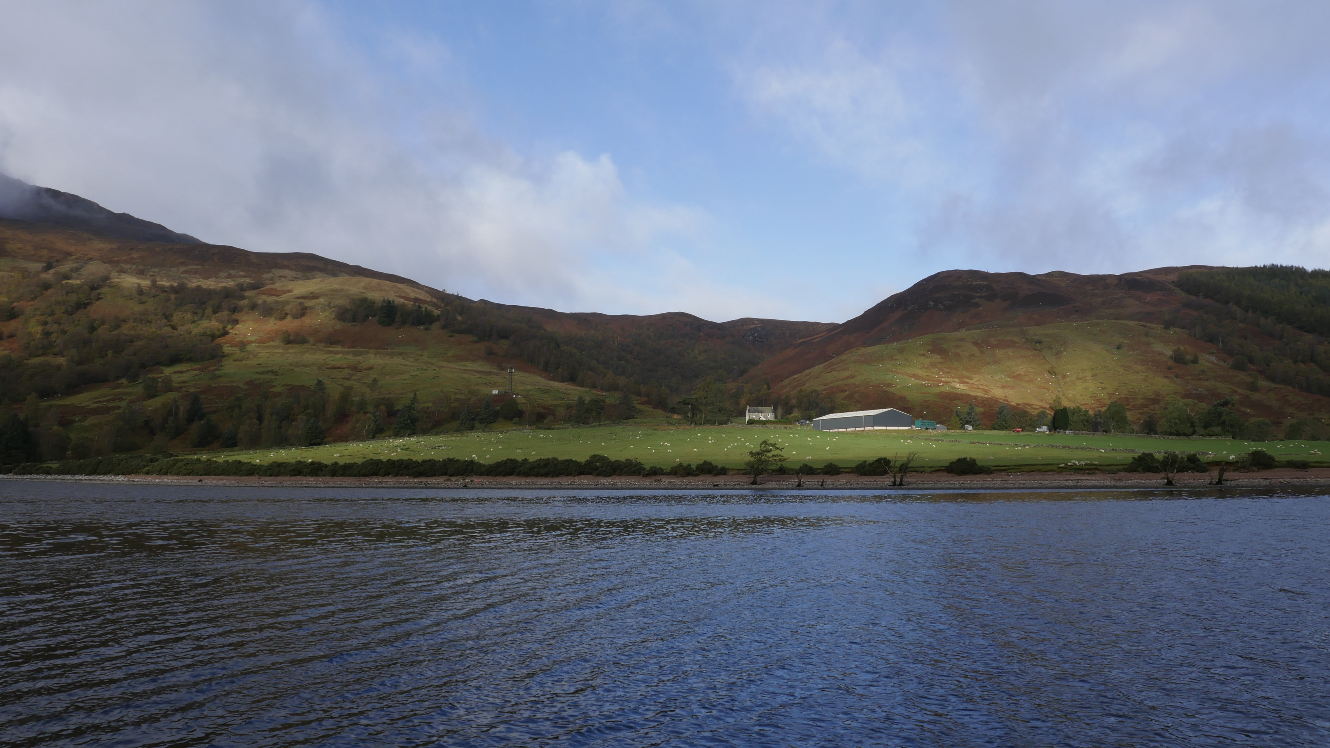 environment, scenics - nature, nature, day, scotland, water, lake, mountain, sky, outdoors, mountain range, tranquility, great glen way, loch lochy, waterfront, HD Wallpaper