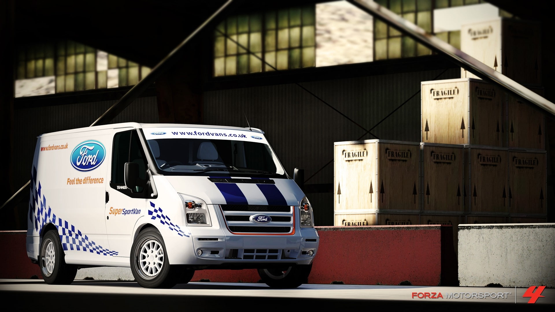 cars, motorsport, art, hd, forza, ssv, transit, x, Video Games, video, 1080P, ford, Forza Motorsport 4, games, HD Wallpaper