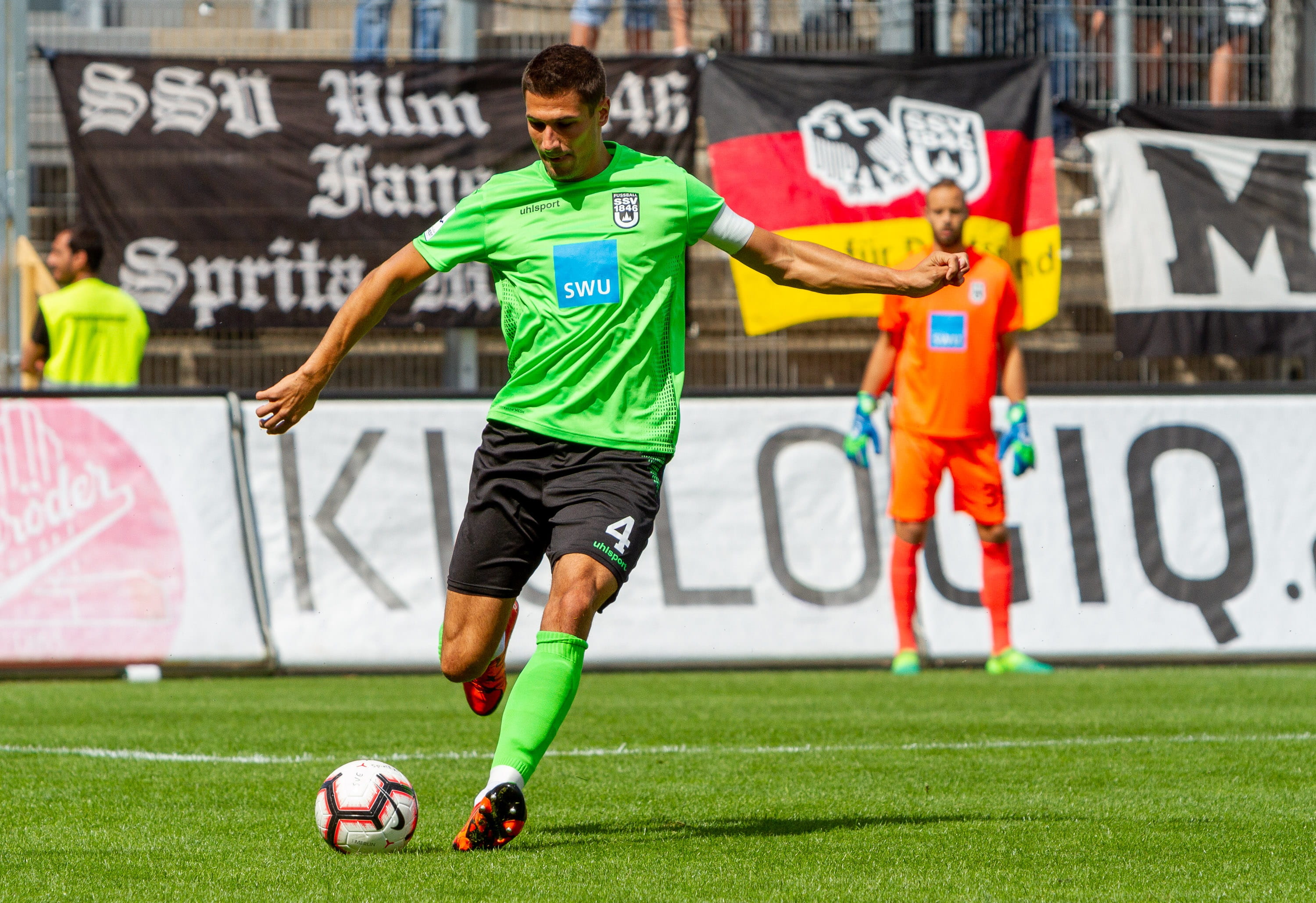 captain florian of cancer, grass, soccer player, ball sports, competition, men, ball, playing, soccer ball, people, outdoors, arena, athlete, clothing, HD Wallpaper