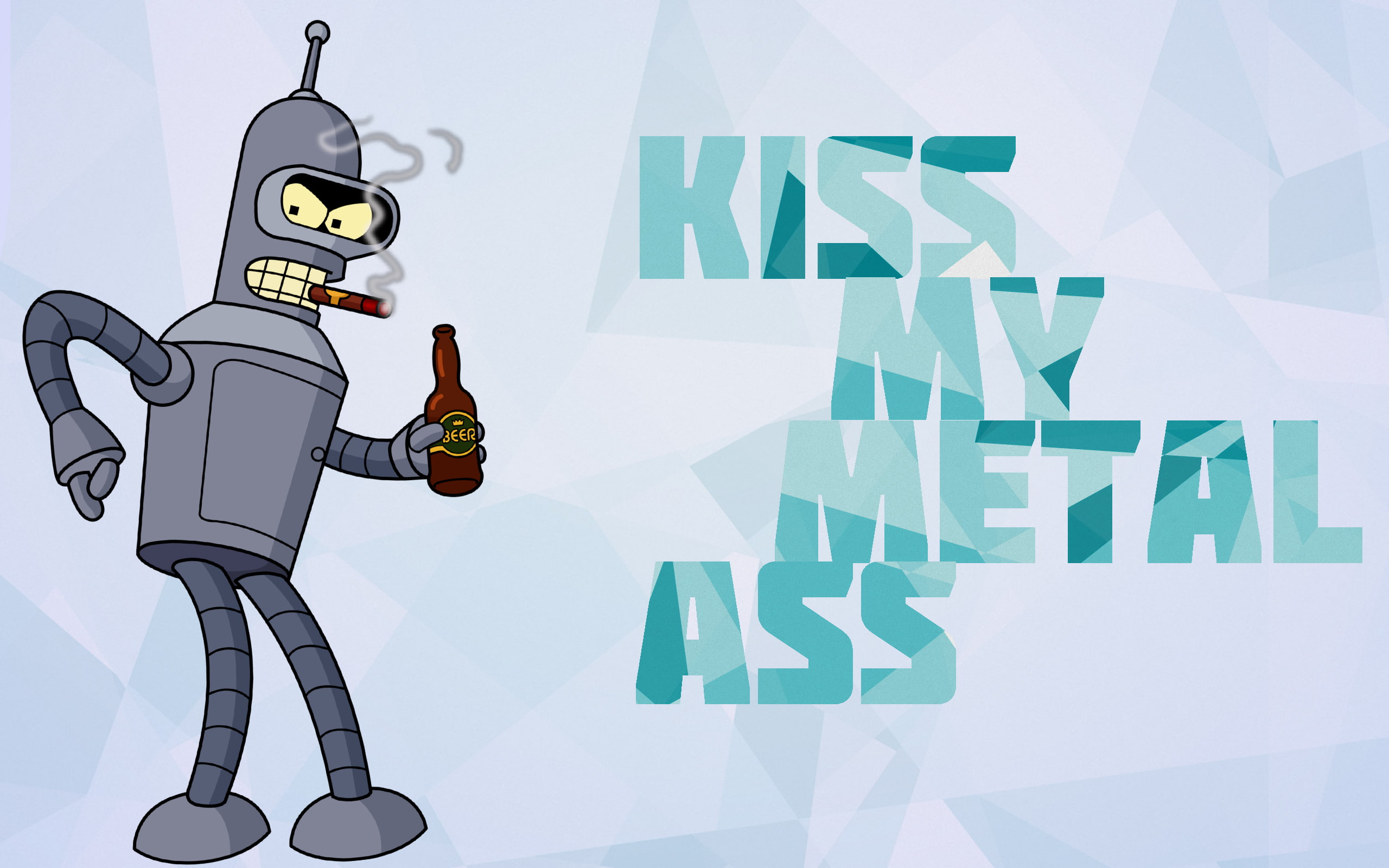 2K, bender, robot, futurama, HD Wallpaper
