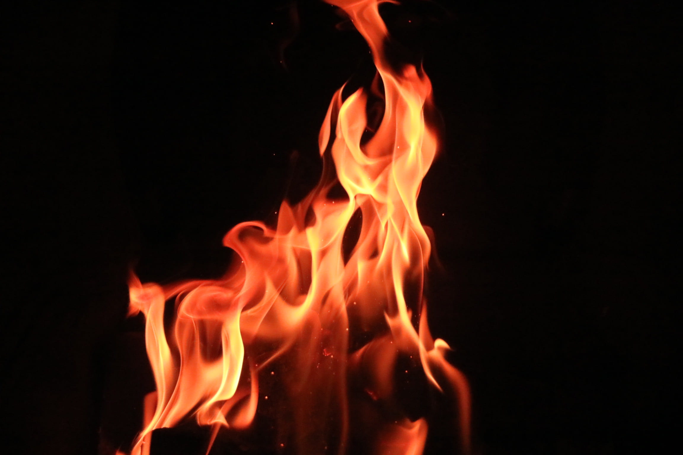 nature, black color, warning sign, burning, flame, close-up, hot, indoors, fire - natural phenomenon, motion, closeup, bonfire, burn, communication, night, HD Wallpaper