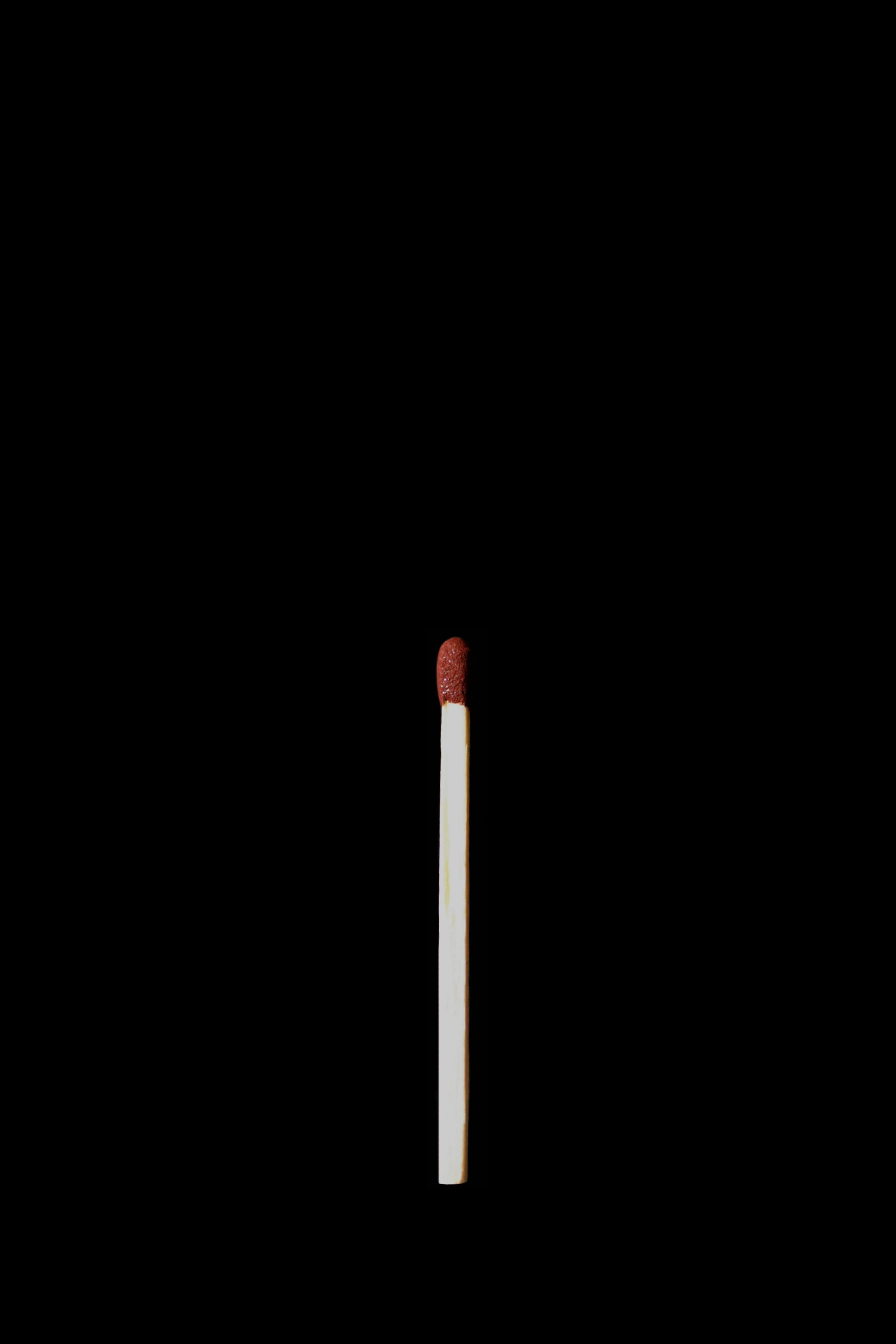 close-up, communication, cut out, burning, indoors, still life, flame, matchstick, wood - material, stick, copy space, black background, single object, Phone HD Wallpaper