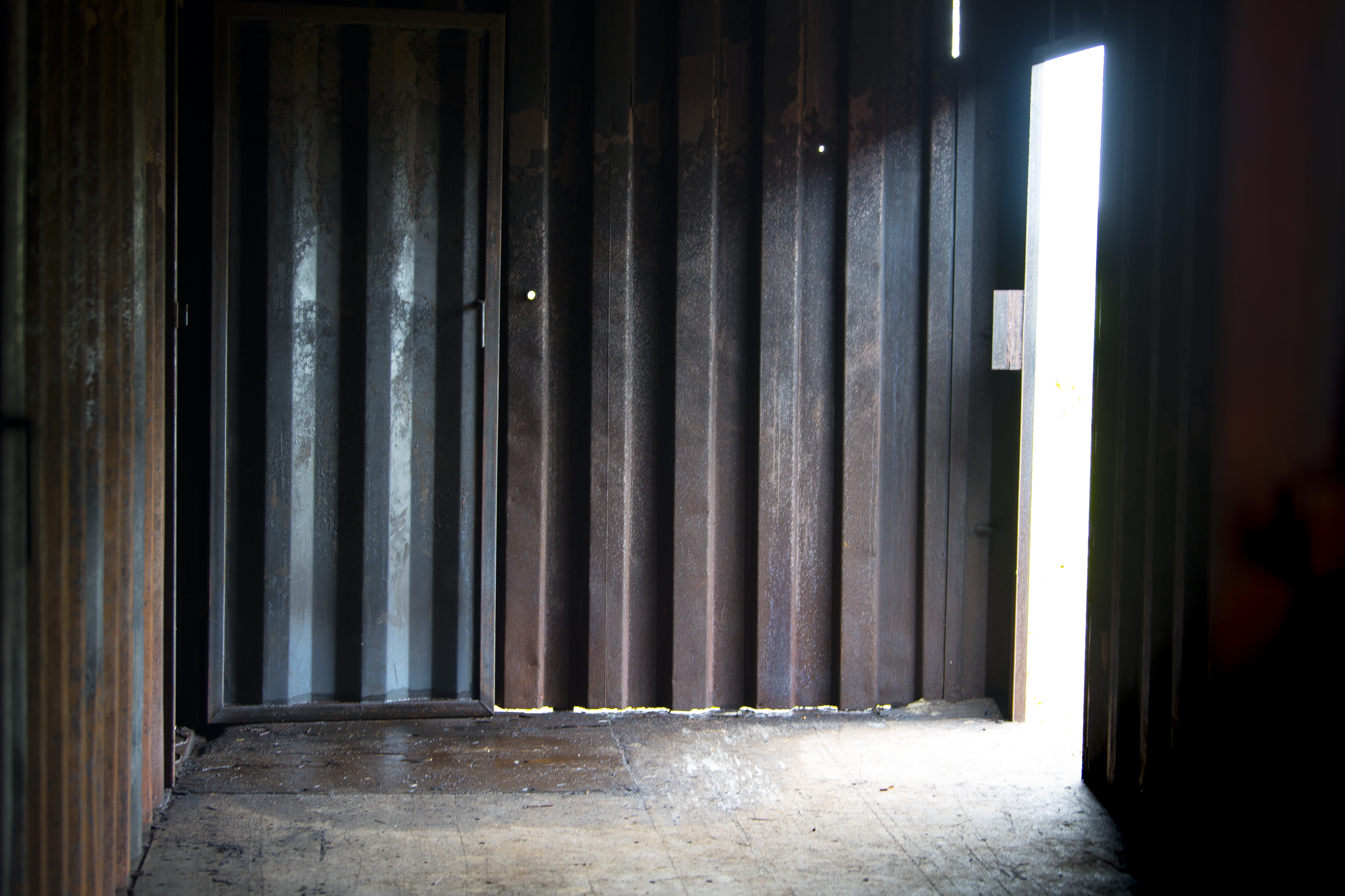 day, built structure, sunlight, safety, architecture, exit, burnt, trickortreat, haunted, steel, no people, architectural column, outdoors, black, night, HD Wallpaper