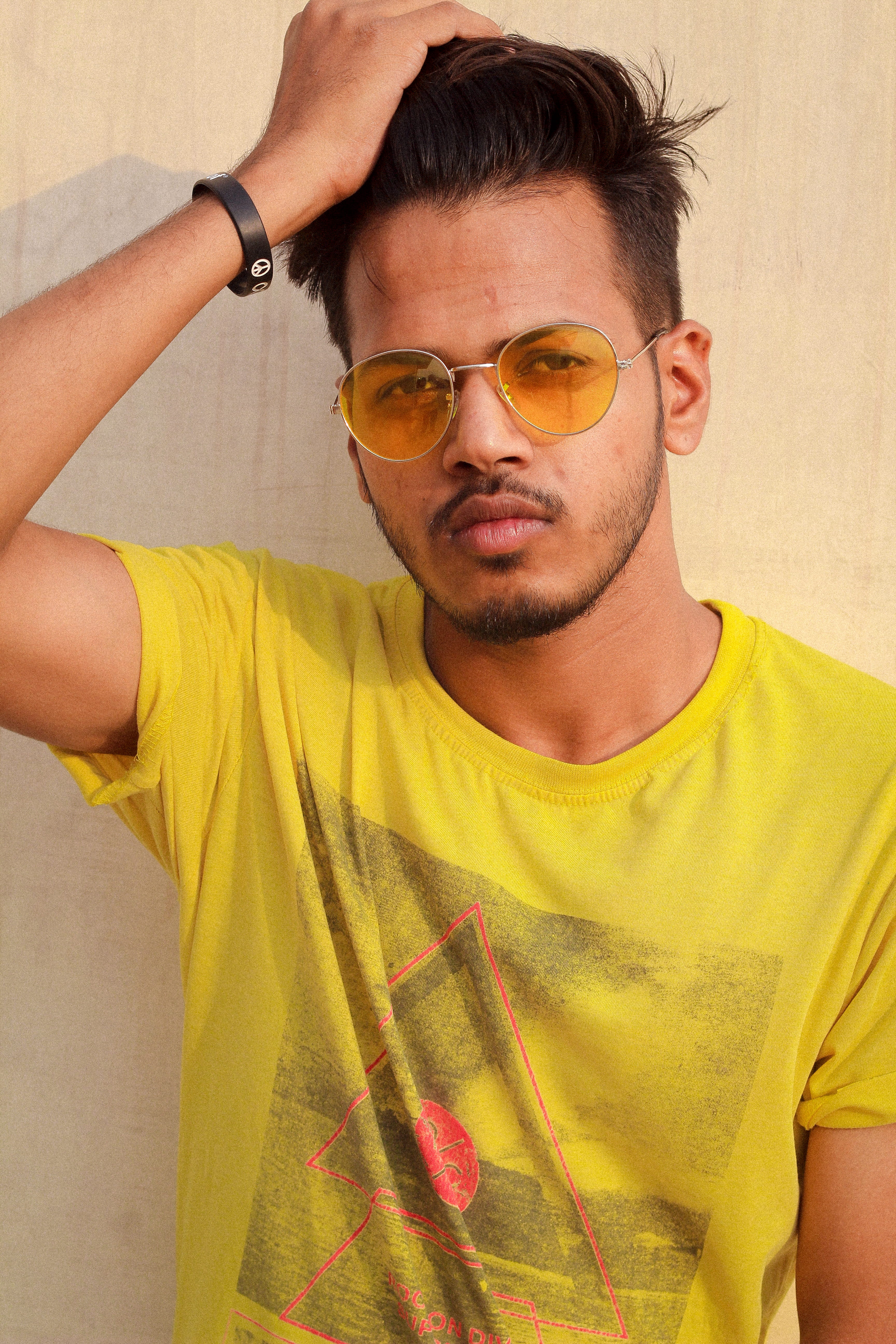 wear, young men, casual, hair, portrait, model, looking, handsome, photo, wall - building feature, guy, sunglasses, boy, photoshoot, fashion, pose, beautiful people, Phone HD Wallpaper