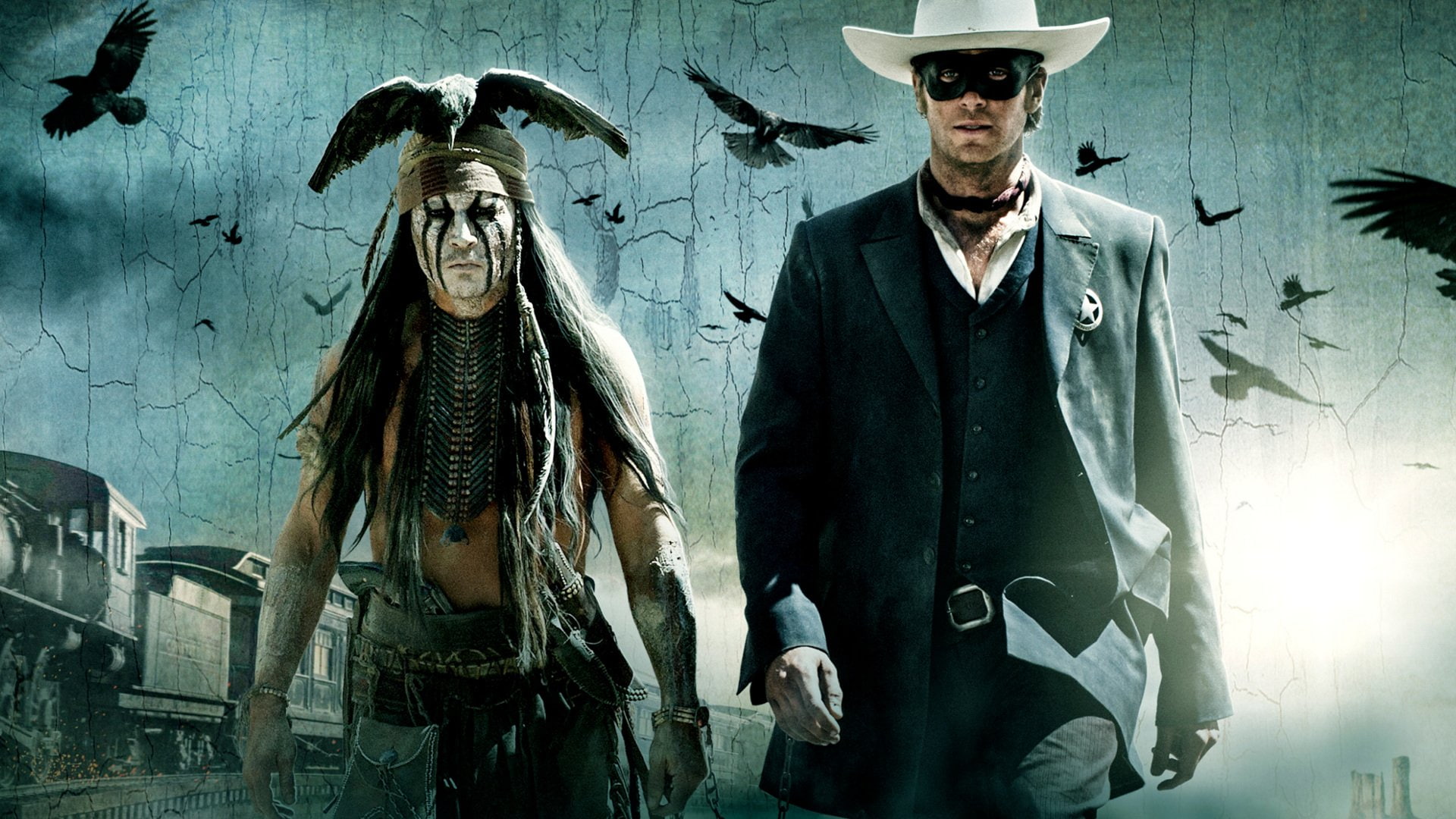 John Reid, Johnny Depp, Tonto, 1080P, Armie Hammer, Movie, The Lone Ranger, HD Wallpaper