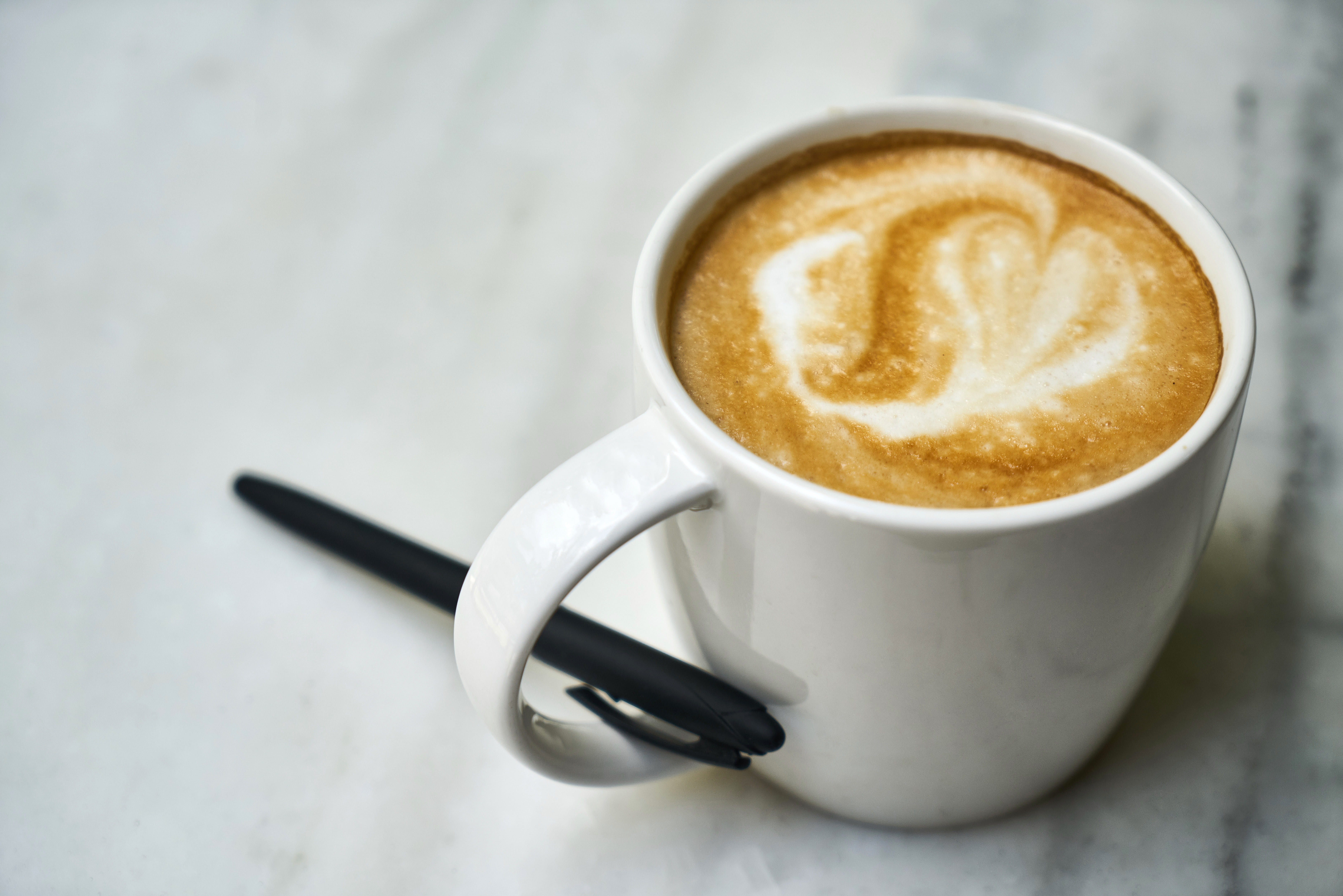 espresso, office, work, food, study, frothy drink, refreshment, brown, crockery, coffee, pen, cup, still life, caffeine, the work, article, hot drink, food and drink, HD Wallpaper