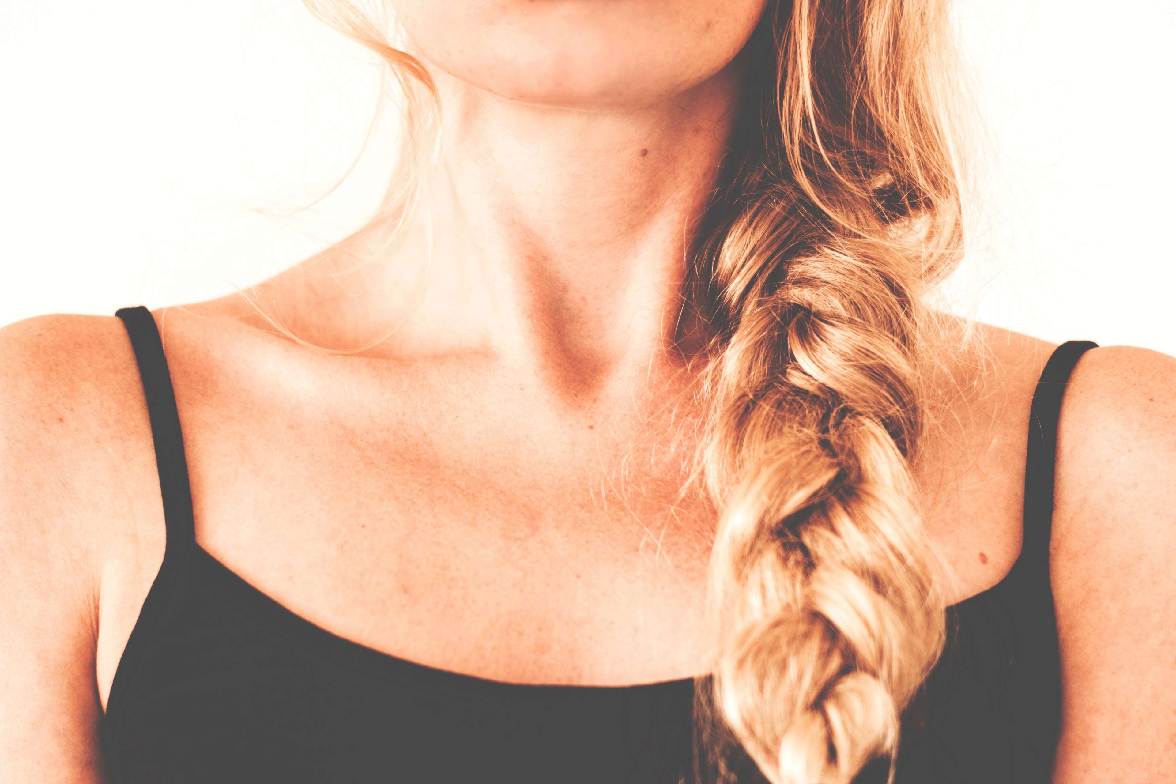 midsection, one person, front view, human body part, young adult, lifestyles, human hair, blond hair, 4K, long hair, model, skinny, young women, attractive, HD Wallpaper