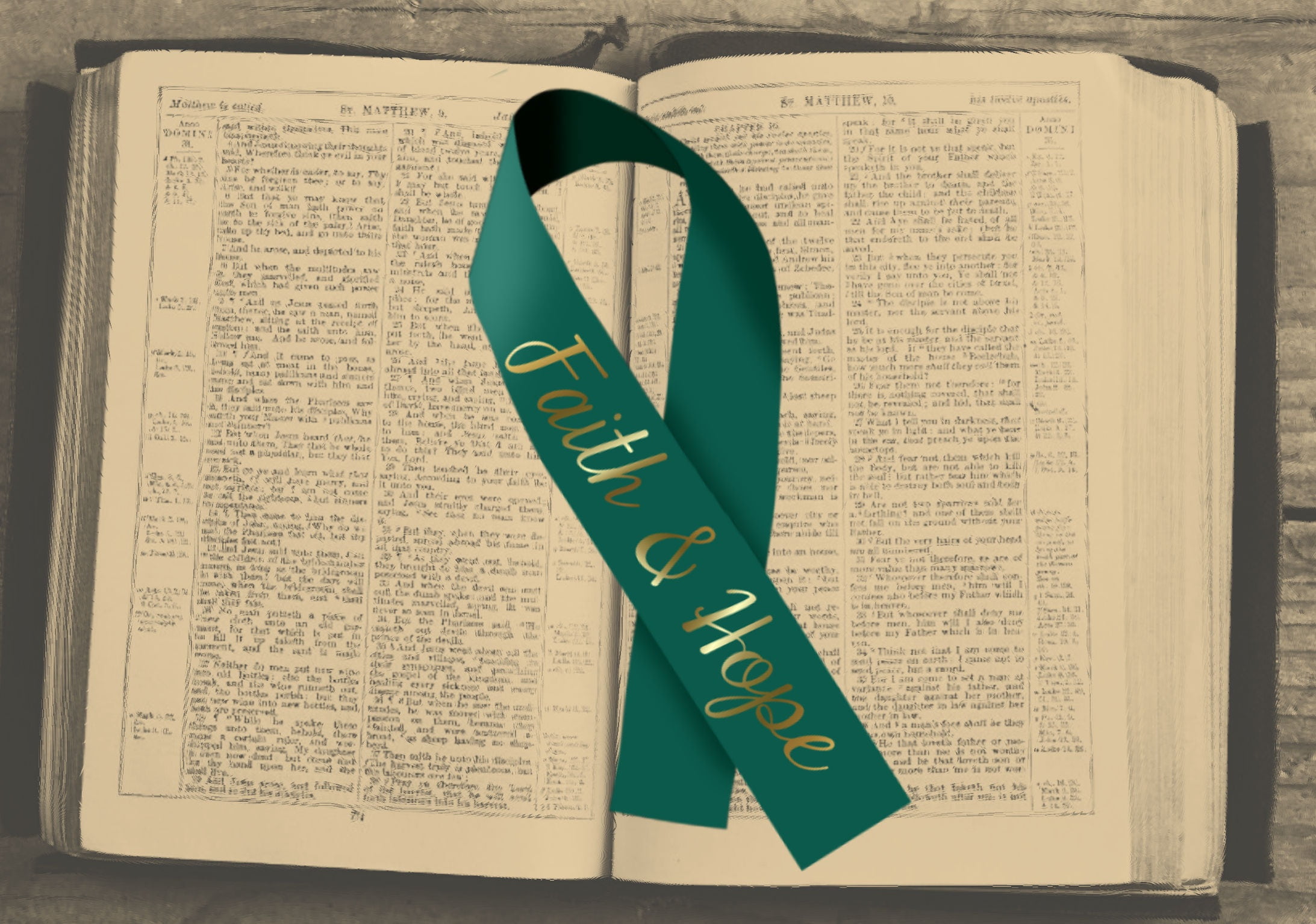 education, sheet, publication, open, spirituality, green, hope, christianity, still life, western script, communication, close-up, table, script, cancer ribbon, HD Wallpaper