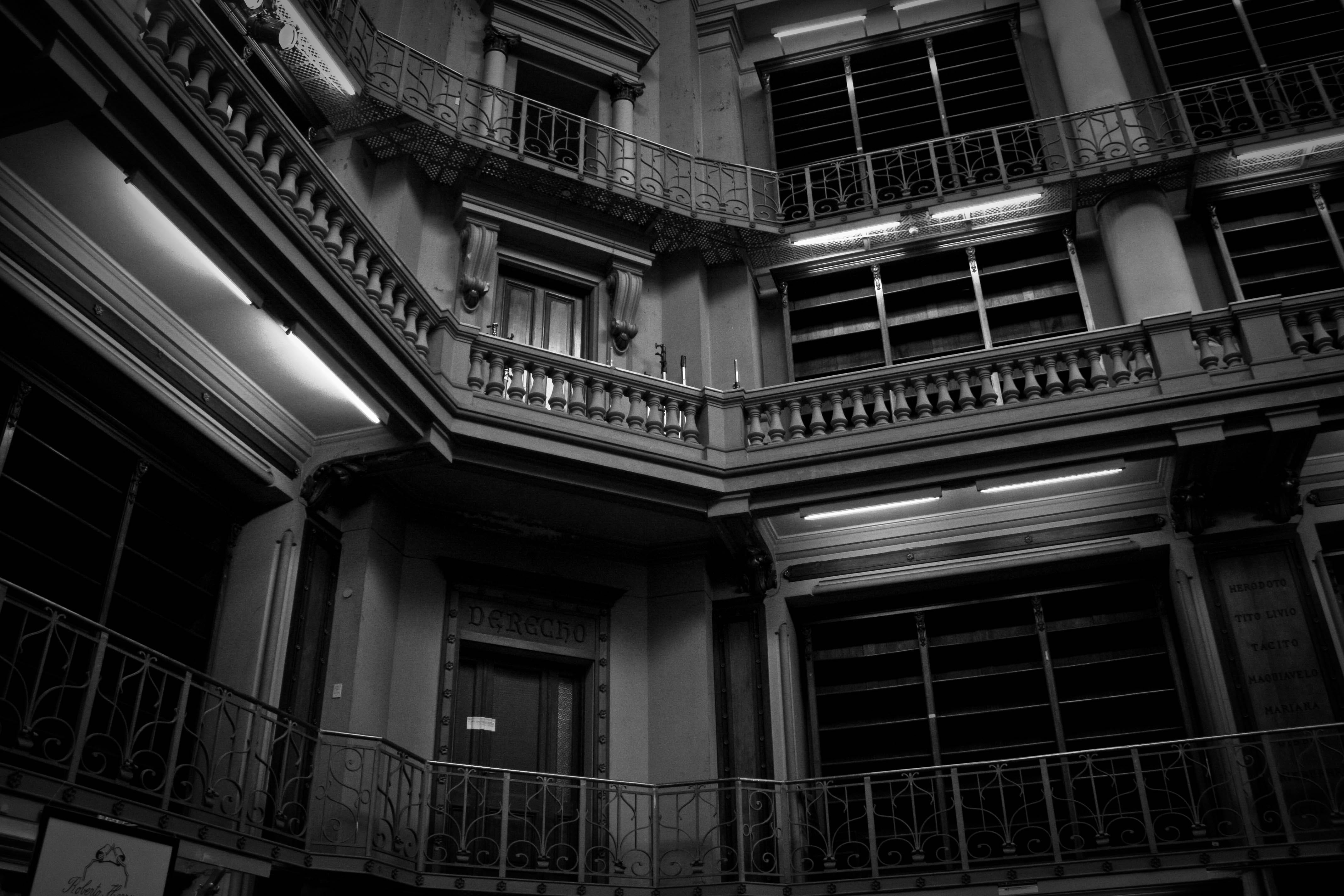 no people, built structure, monument, history, outdoors, text, building, railing, window, learn, old, 4K, low angle view, night, library, culture, courthouse, HD Wallpaper