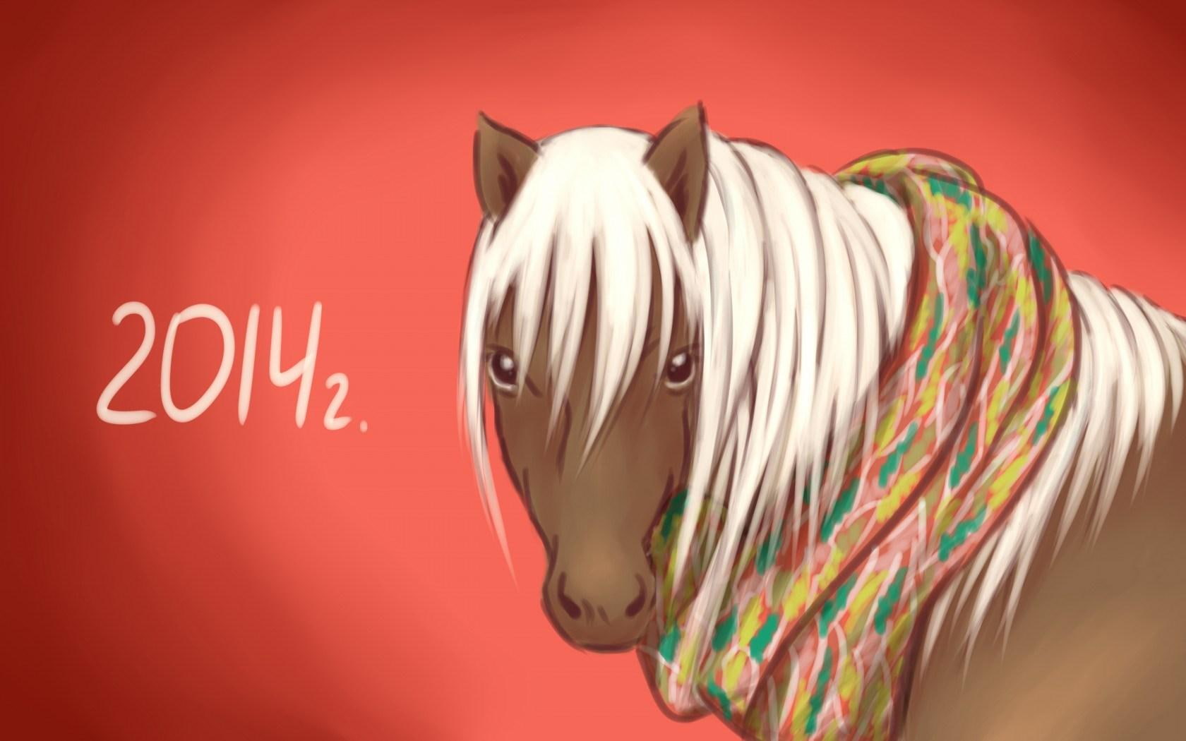 horse, 720P, 2014, new, year, HD Wallpaper