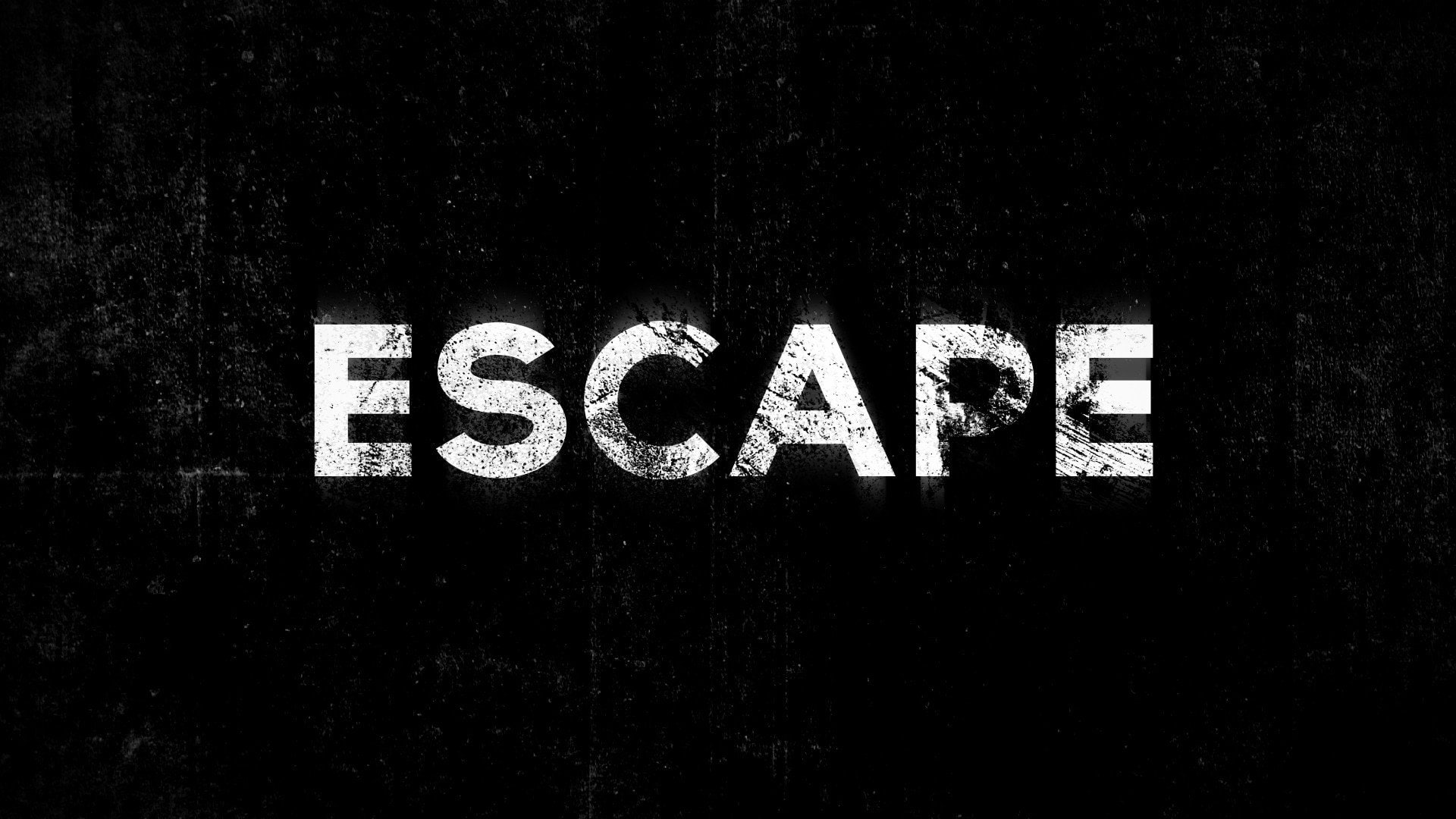 black, grunge, 1080P, typography, escape, background, HD Wallpaper