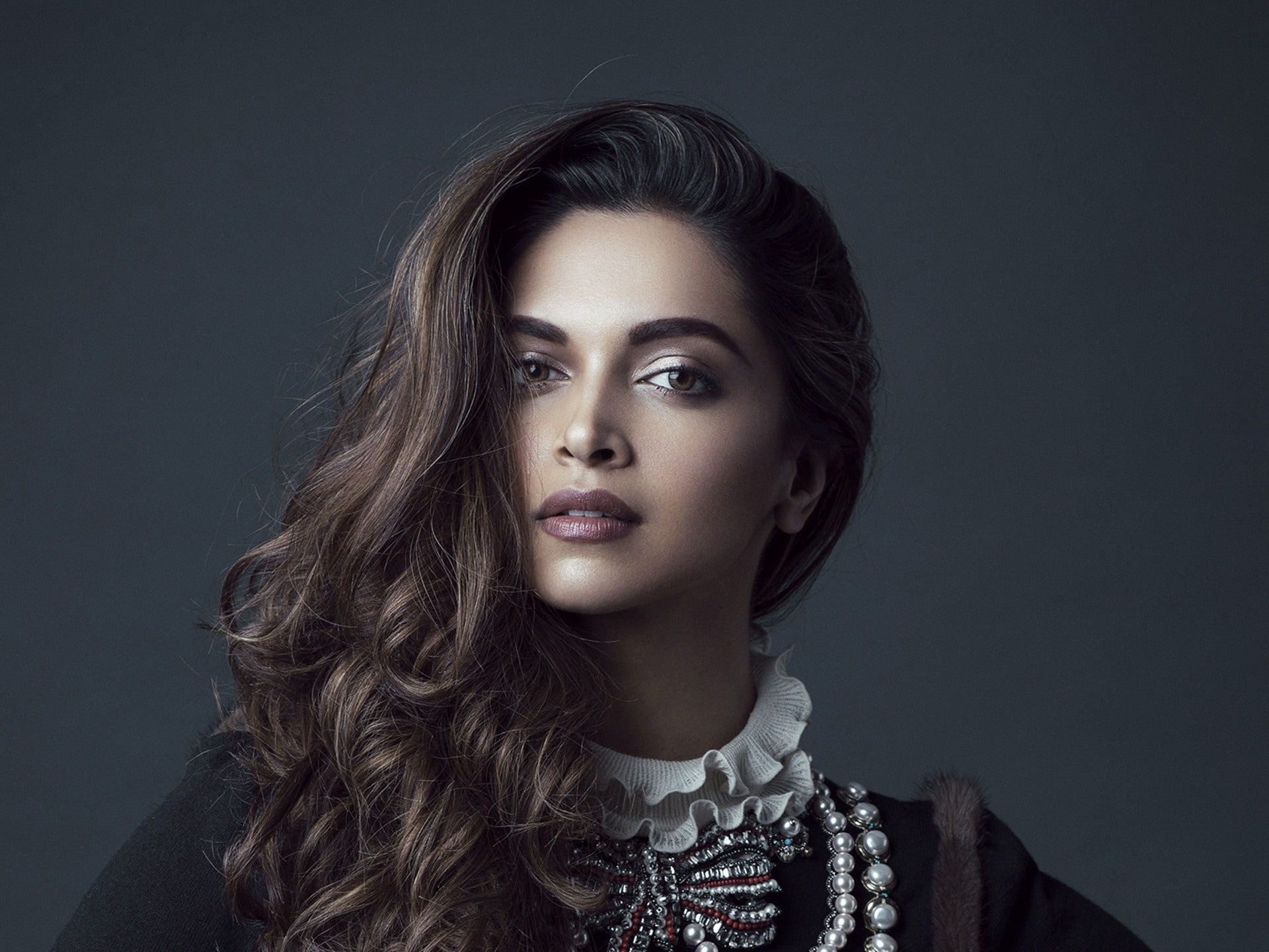 beautiful people, adult, beauty, hd, padukone, 1080P, black background, glamour, human face, modern, looking at camera, indoors, magazine, fashion, deepika, HD Wallpaper