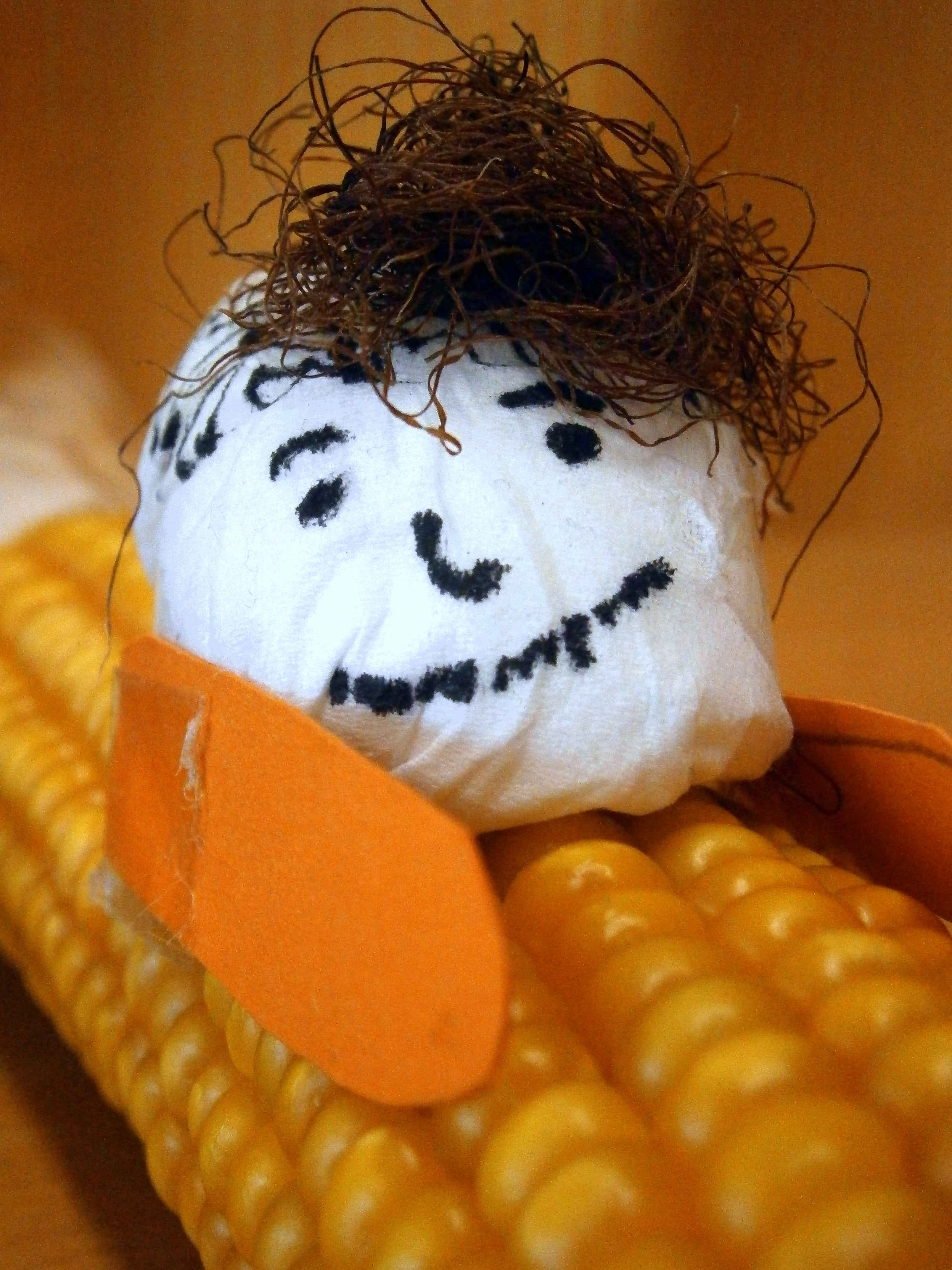 face, autumn, indoors, celebration, background, atmosphere, head, males, toy, selective focus, cheerful, small child, corn, human representation, still life, Phone HD Wallpaper