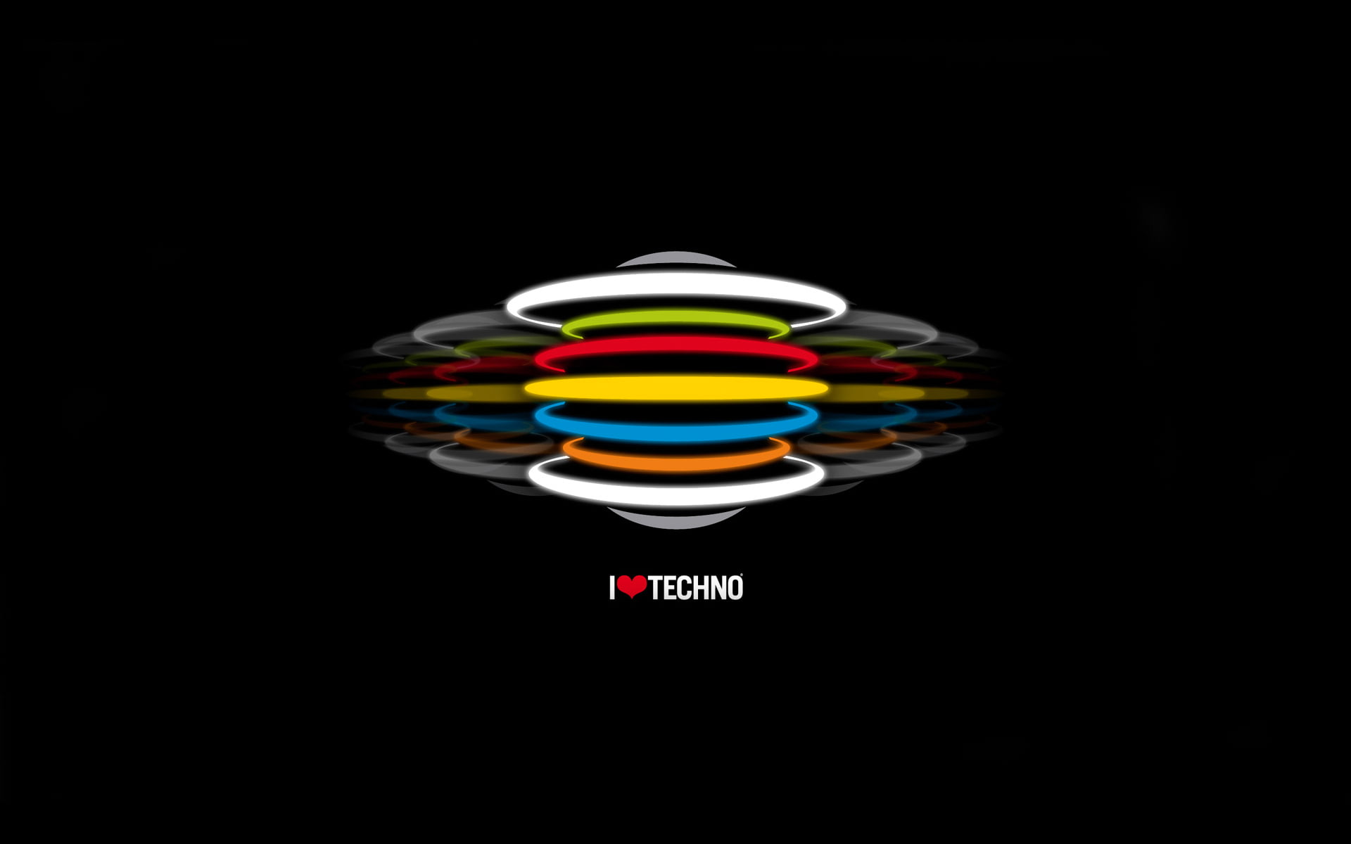 dark, studio shot, creativity, indoors, love, multi colored, black background, 1080P, text, technology, music, glass - material, electricity, HD Wallpaper