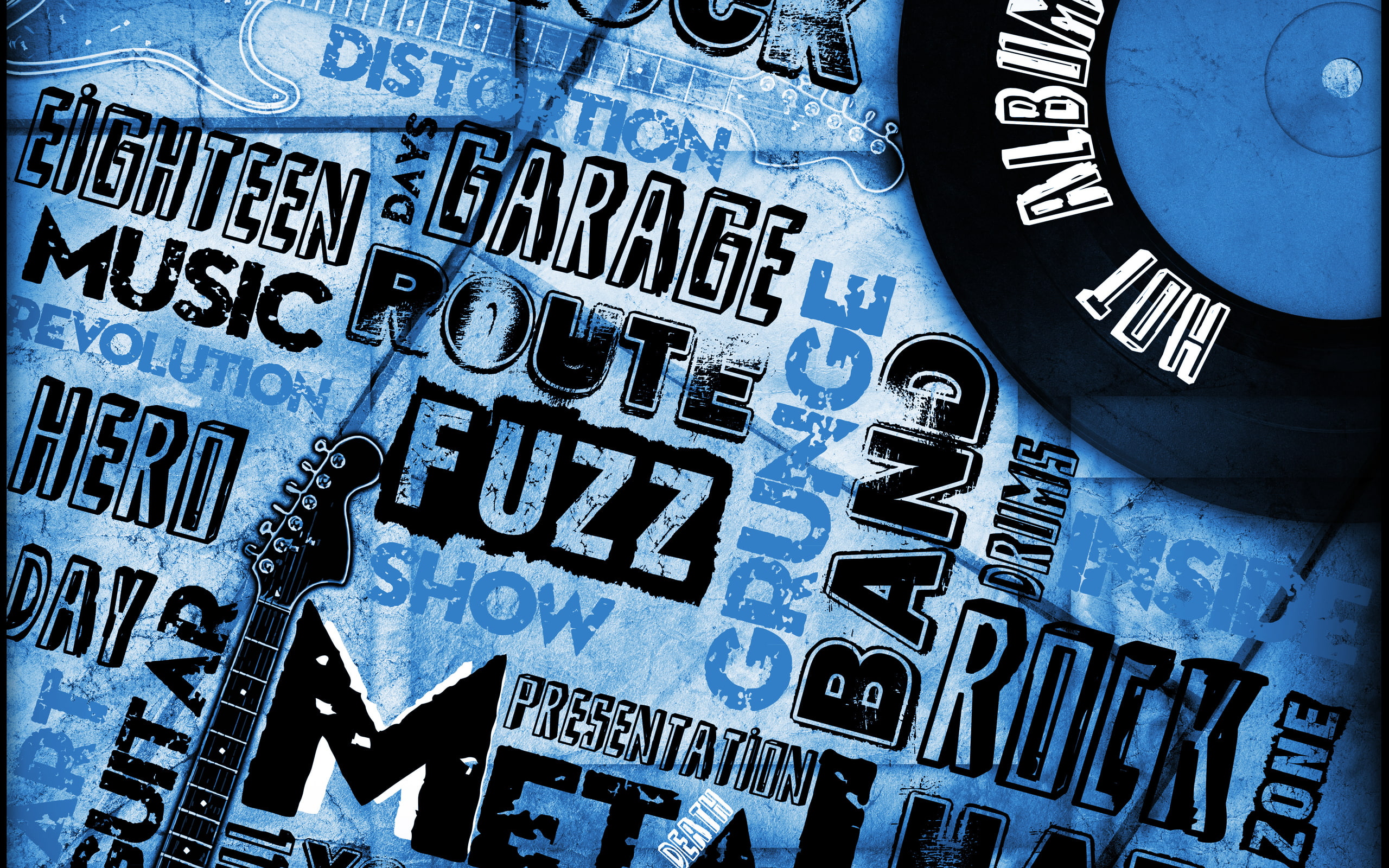 2K, labels, record, vintage, genres, music, HD Wallpaper
