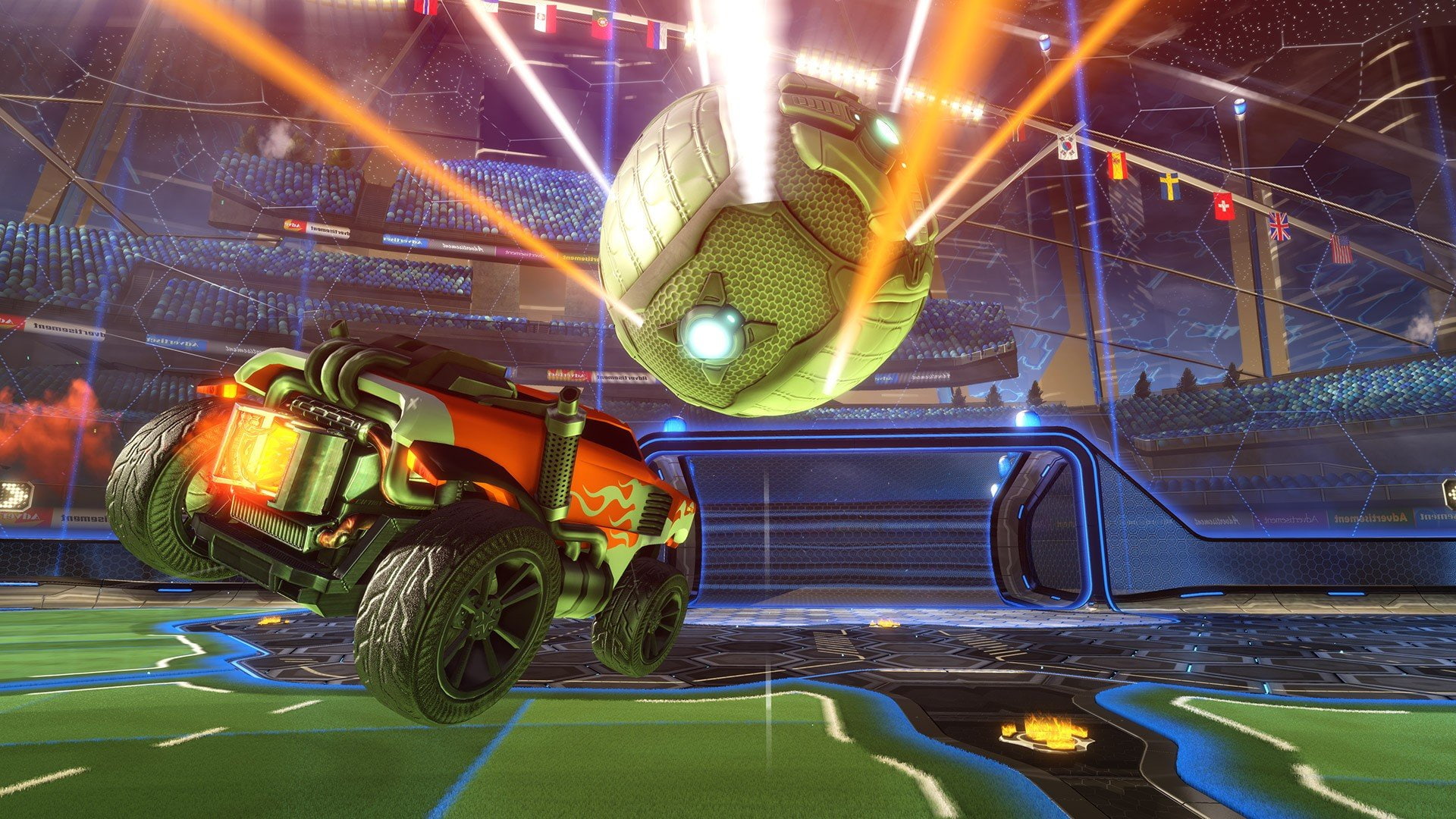 1080P, Rocket League, HD Wallpaper