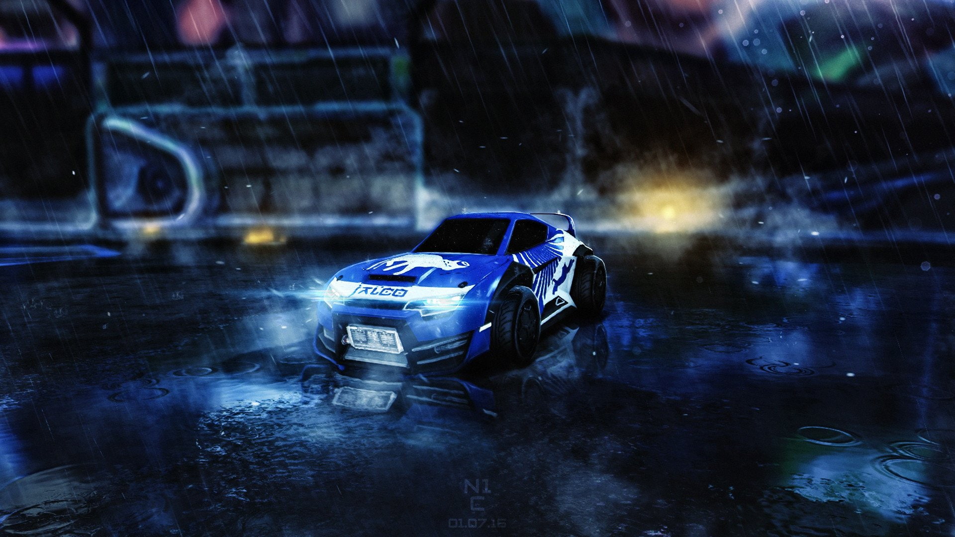 no people, wet, Video Game, illuminated, transportation, motion, raindrop, 1080P, street, snowing, monsoon, headlight, rainy season, rain, land vehicle, HD Wallpaper