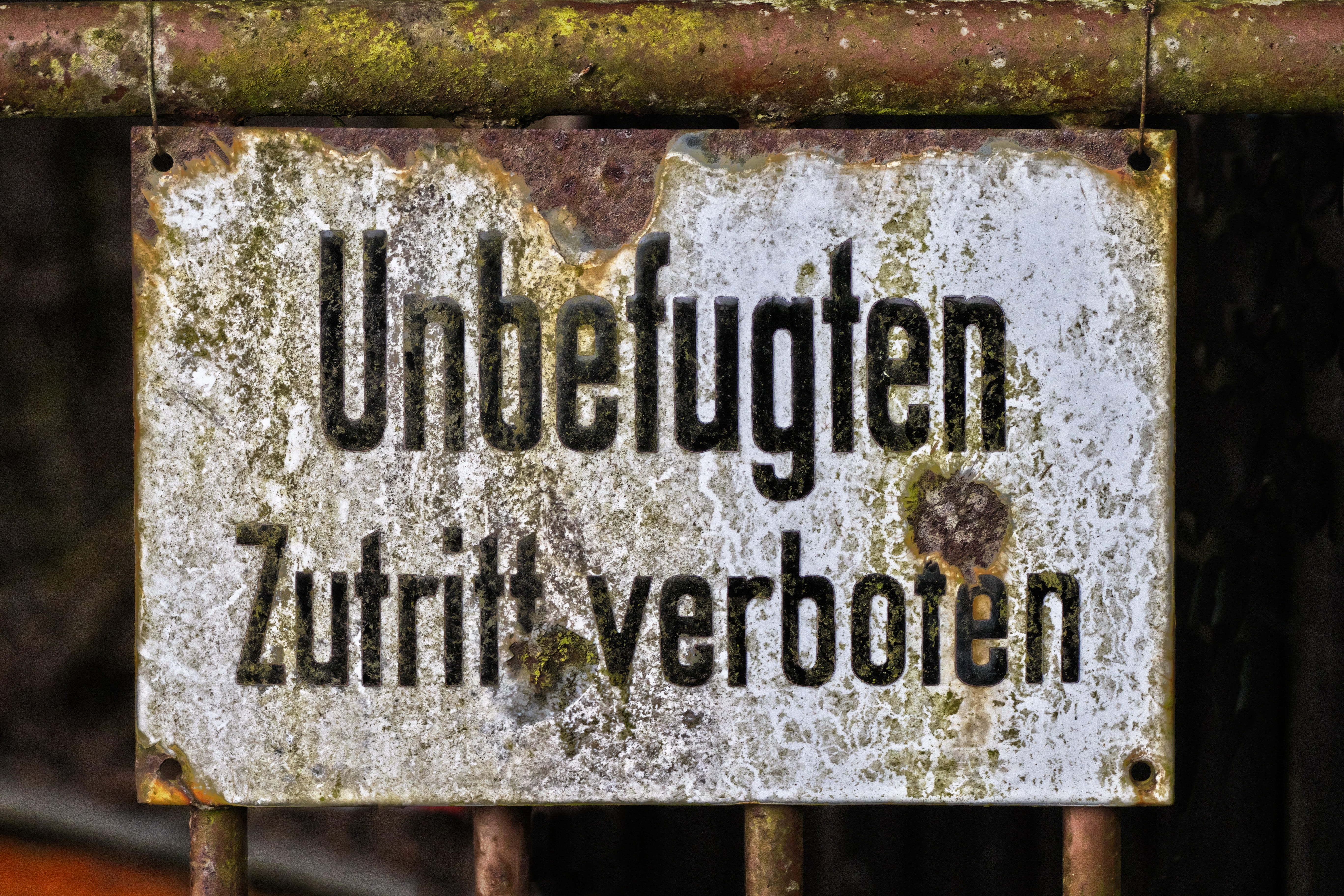 nostalgia, capital letter, old, dirty, ban, corrosion, historically, old sign, non-western script, email sign, text, warnschild, vintage, message, close-up, HD Wallpaper