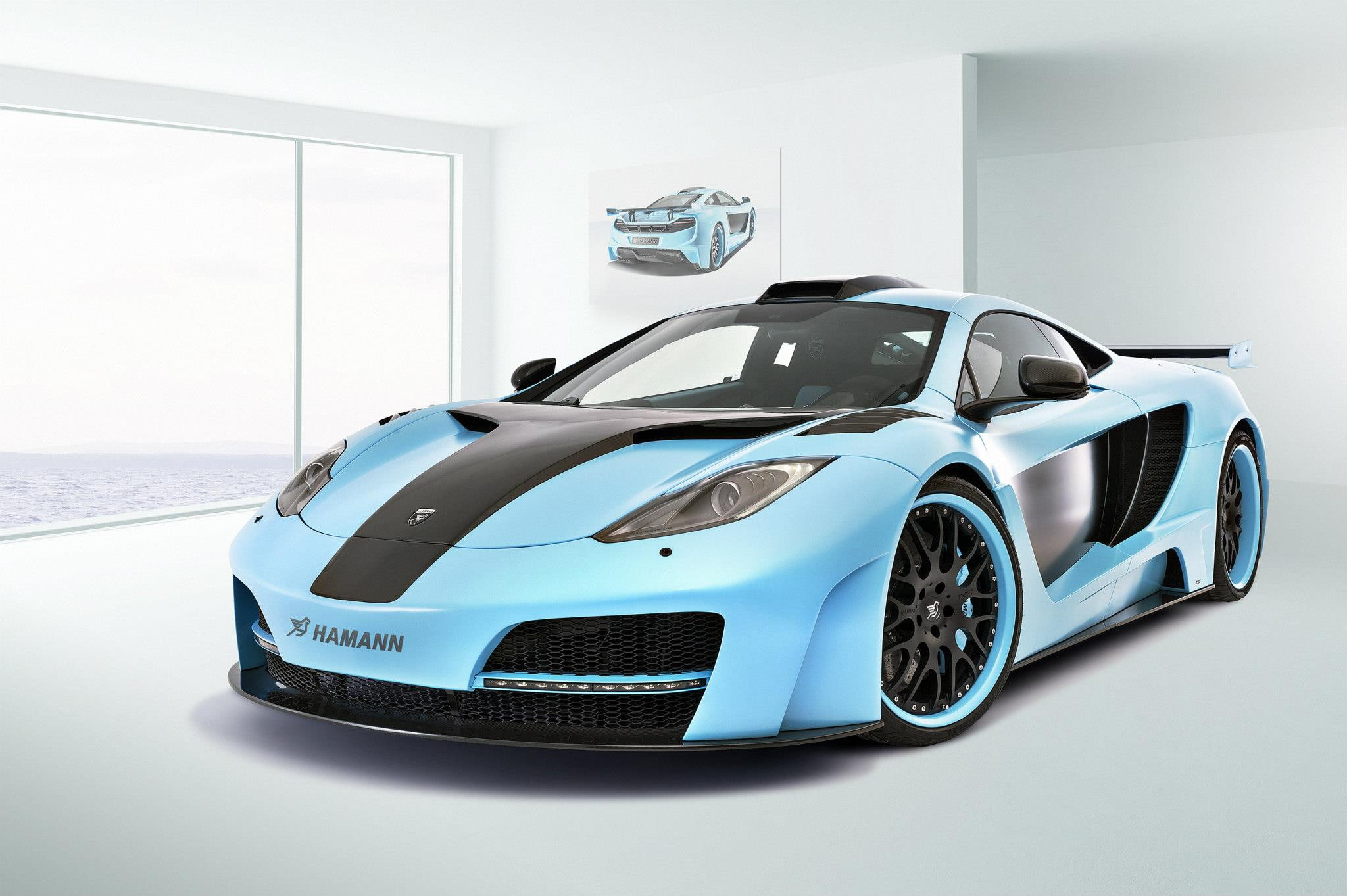 mclaren, tuning, mp4 12c, supercar, 1080P, blue, hamann, 2013, supercars, memor, HD Wallpaper