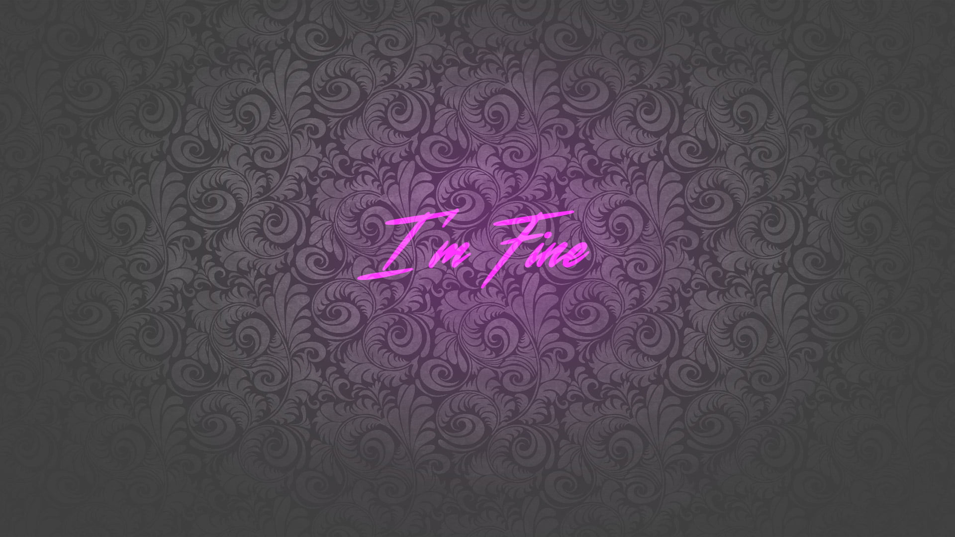 creativity, hd, typography, wall - building feature, comments, pink color, textured, no people, floral pattern, western script, light - natural phenomenon, HD Wallpaper