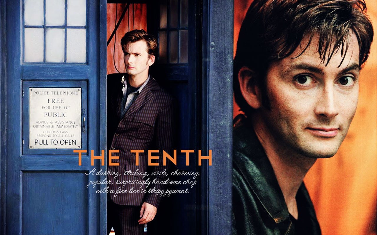 reflection, real people, Police Box, communication, text, 720P, TV Show, portrait, young men, Sci Fi, David Tennant, leisure activity, looking away, men, HD Wallpaper