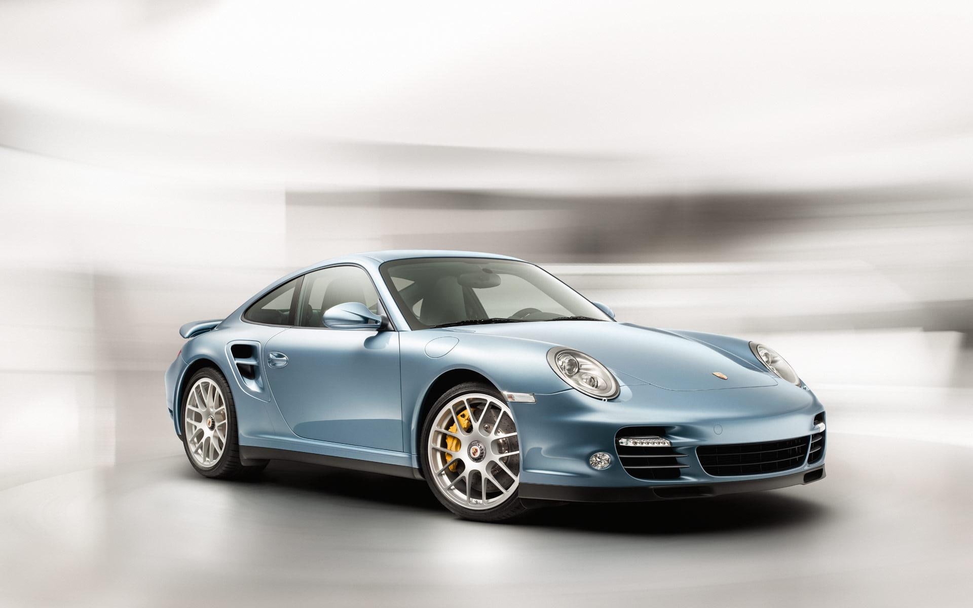 turbo, 1080P, porsche, cars, blue, s, coupe, HD Wallpaper