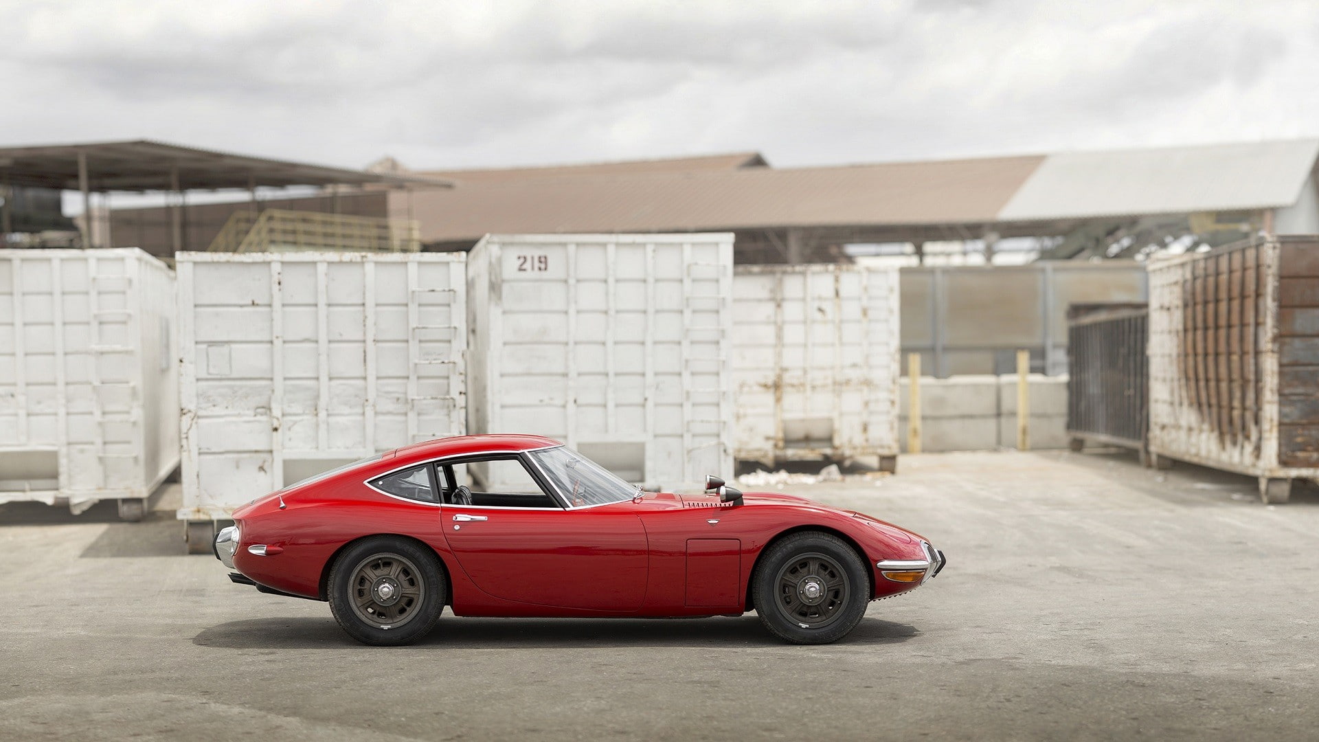 Toyota 2000GT, toyota, 1080P, red, car, Red Cars, HD Wallpaper
