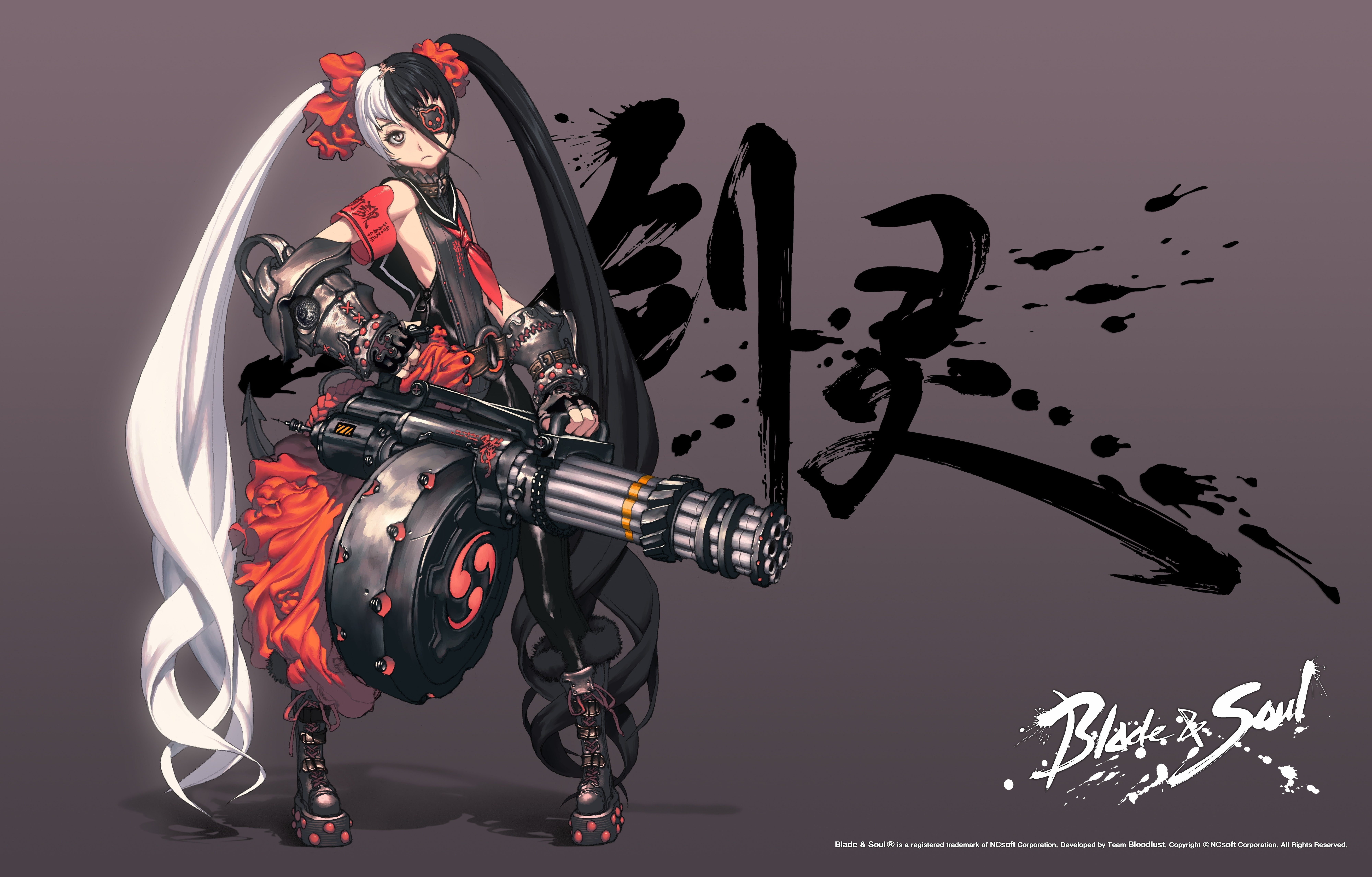 Po Hwa Ran, BladeandSoul, 8K, twintails, anime girls, anime, HD Wallpaper