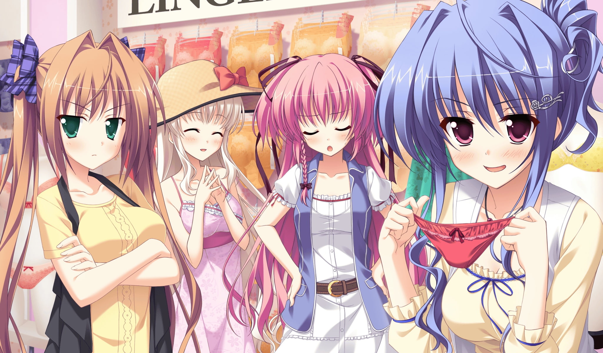 rise, ayaka, kamiyaki, 1080P, chiho, ran, ruriko, kitamikado, sagisawa, nao, game, princess, yamakaze, saeki, evangile, rousenin, HD Wallpaper