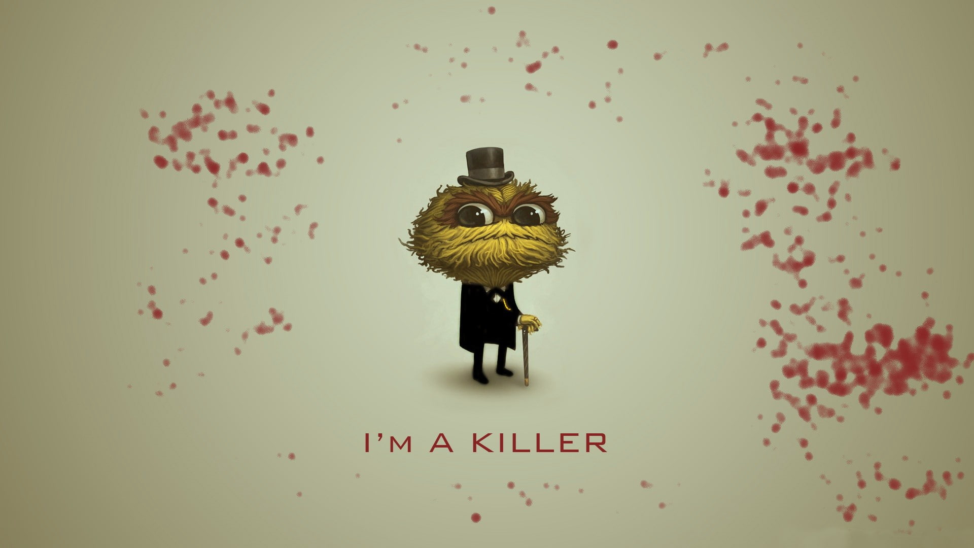 humor, suits, blood, top hat, death, Sesame Street, 1080P, HD Wallpaper
