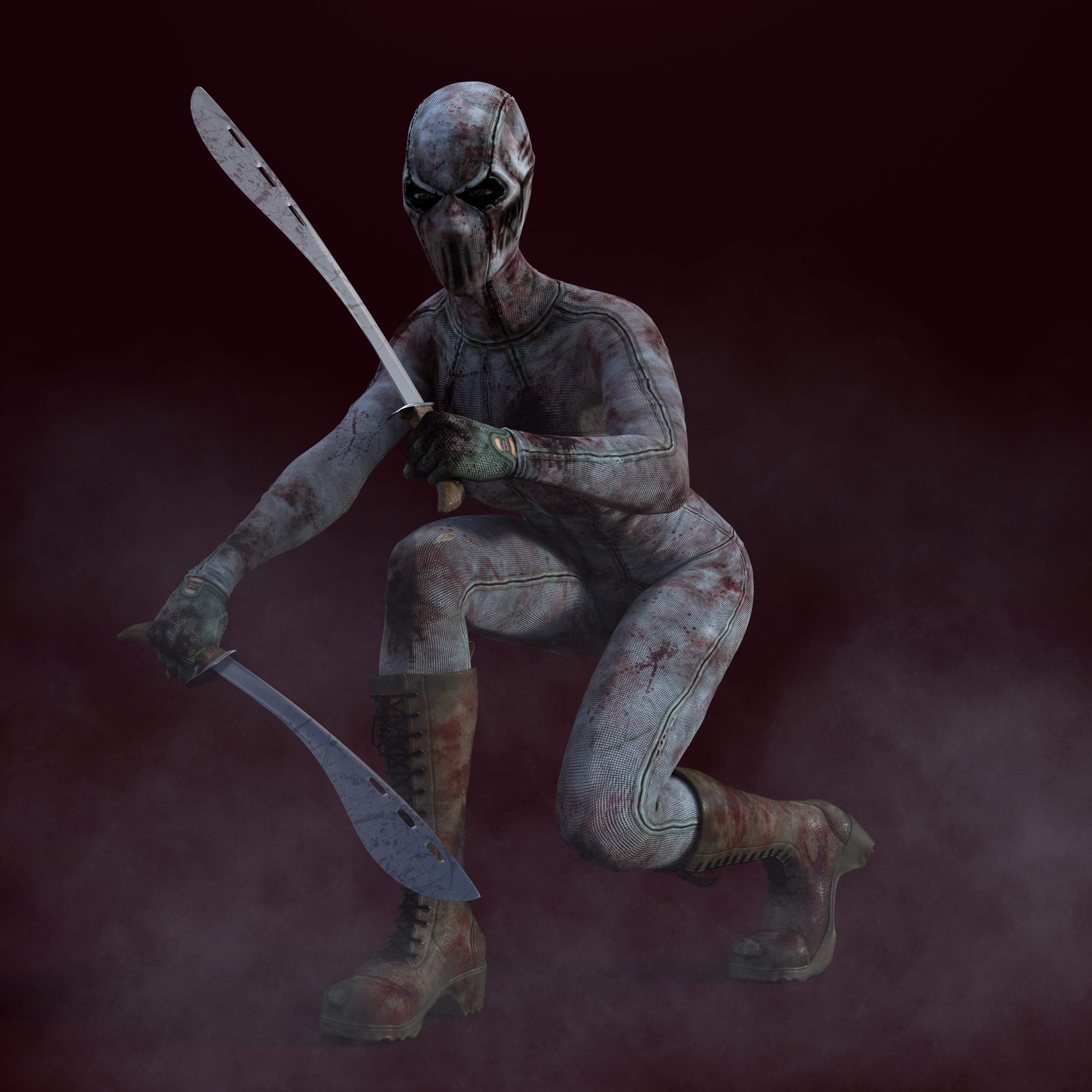 dirty, scary, studio shot, bloody, sculpture, history, sword, human representation, the past, weapon, face, zombie, statue, holding, dirt, craft, gloomy, Phone HD Wallpaper
