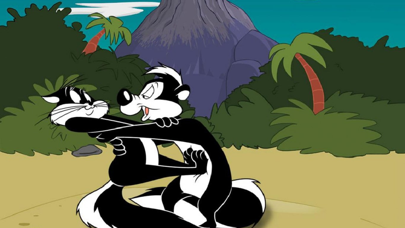 one animal, tree, nature, adult, vertebrate, 720P, pepe le pew, one person, mammal, outdoors, bird, animal wildlife, representation, leaf, invertebrate, HD Wallpaper