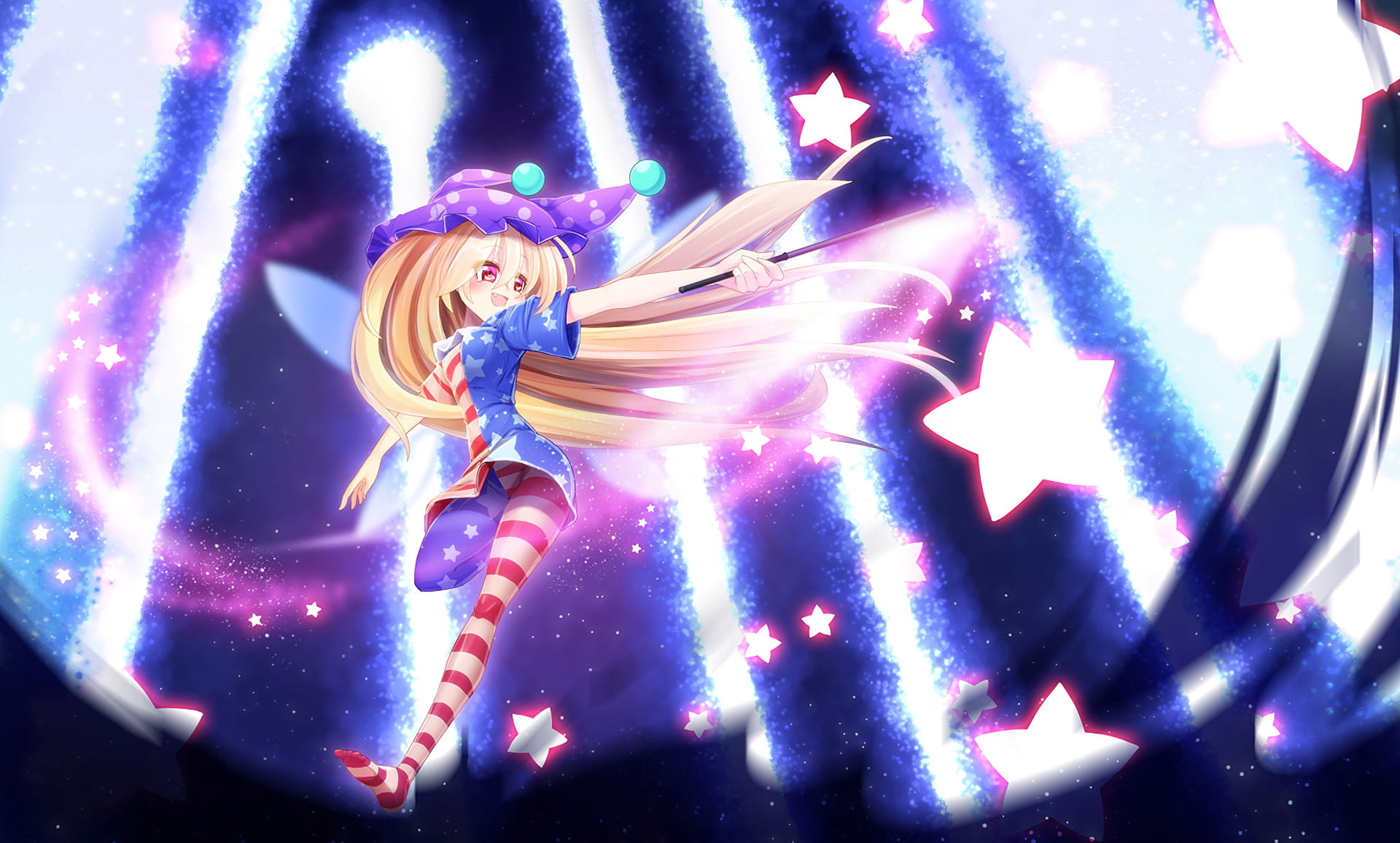 1080P, Clownpiece (Touhou), Anime, Touhou, HD Wallpaper