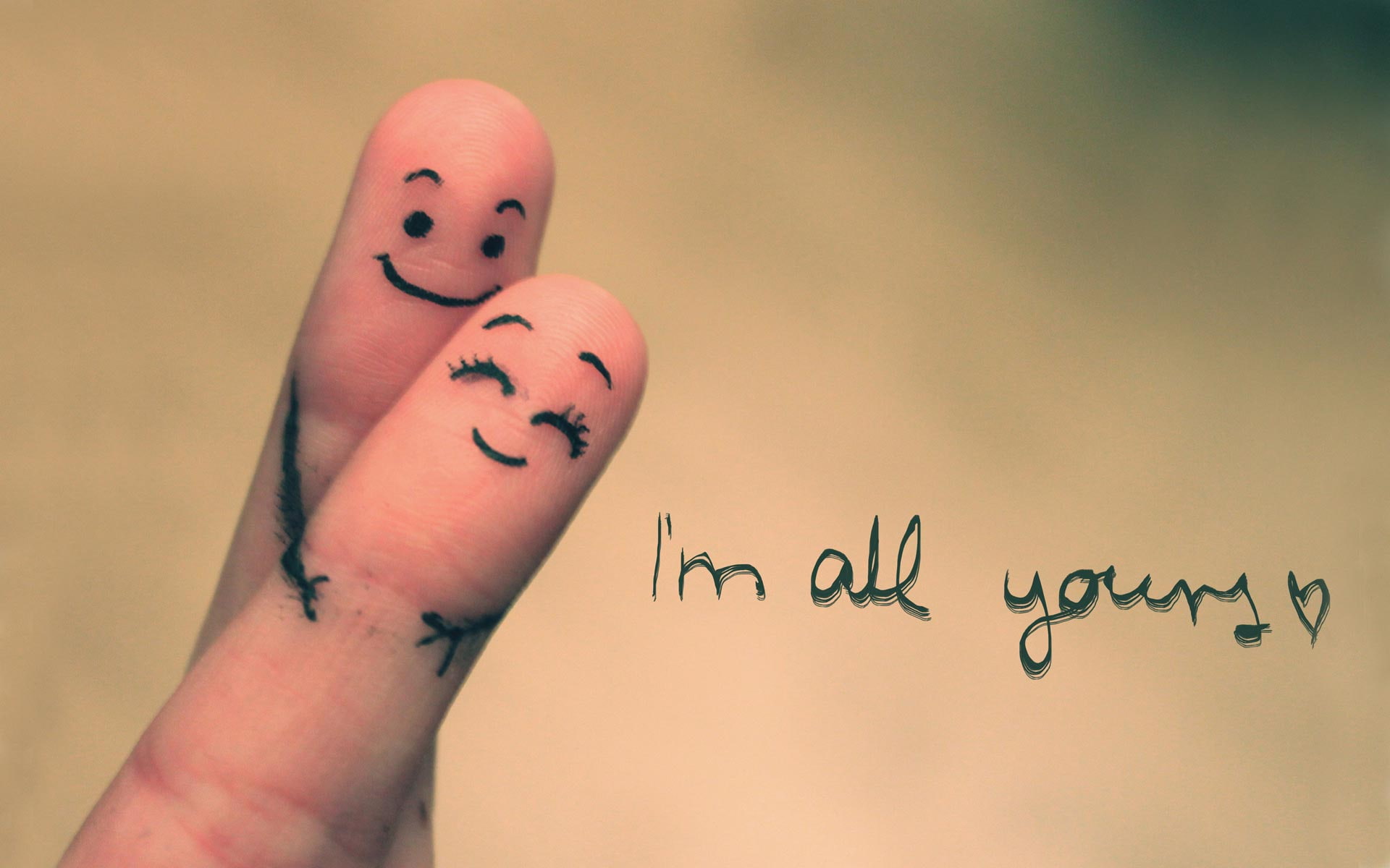Love, creative, art, 1080P, entertainment, funny, hd, x, fingers, HD Wallpaper