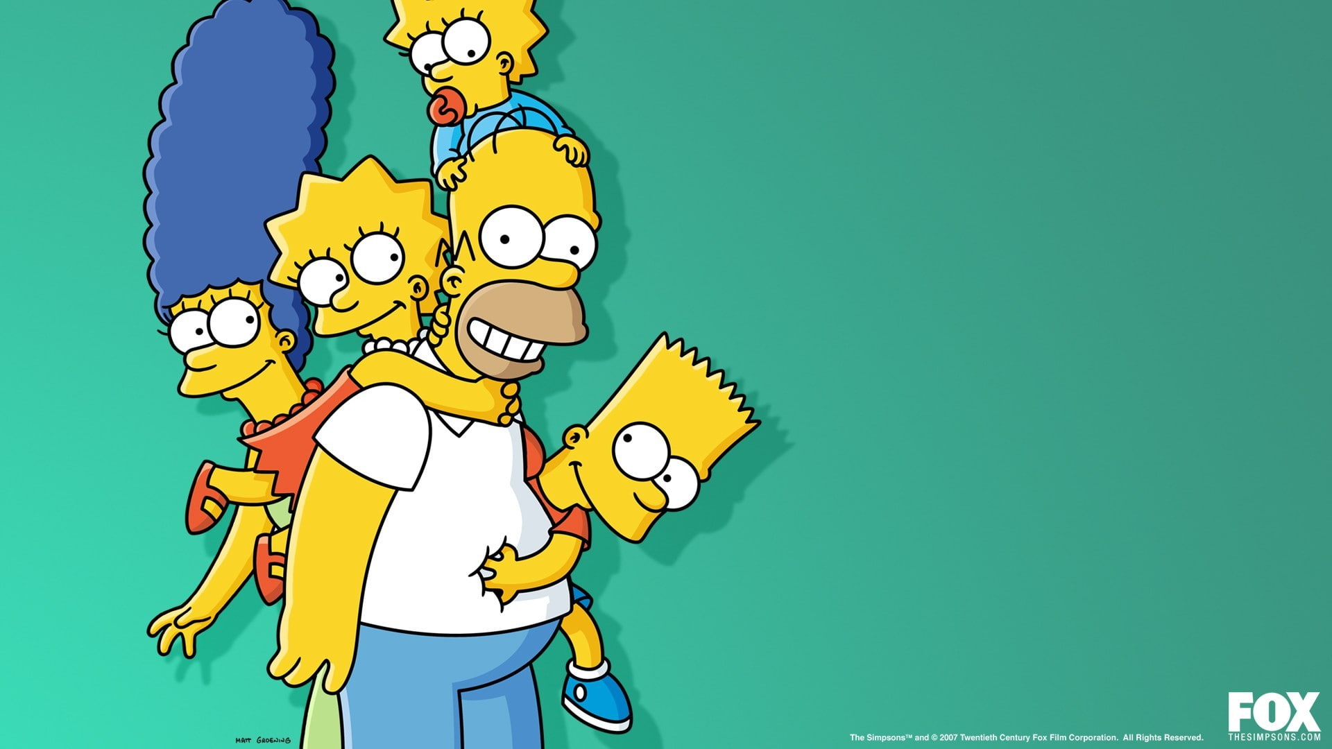 Marge Simpson, Maggie Simpson, males, Lisa Simpson, men, nature, women, people, Homer Simpson, indoors, 1080P, business person, childhood, sky, built structure, HD Wallpaper
