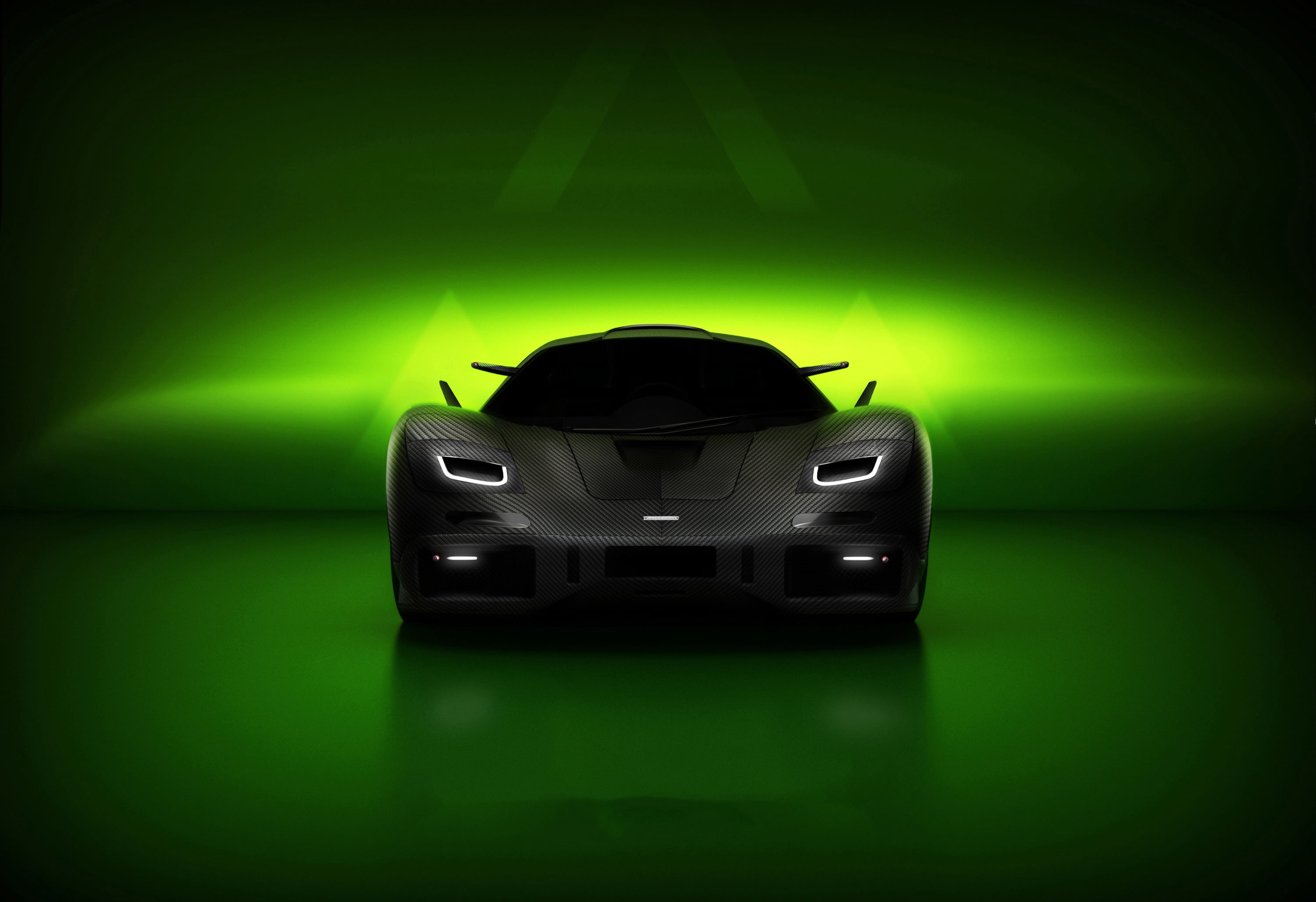 McLaren F1, rendering, supercar, 2K, Hyperion Edition, HD Wallpaper