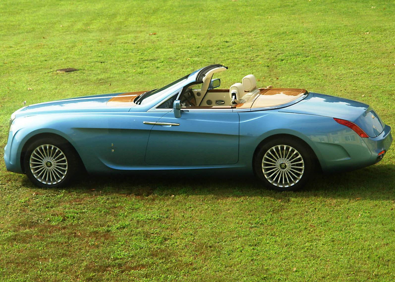 profile view, luxury, day, outdoors, pininfarina, land, vintage car, rolls, transportation, land vehicle, royce, motor vehicle, car, chrome, grass, plant, HD Wallpaper