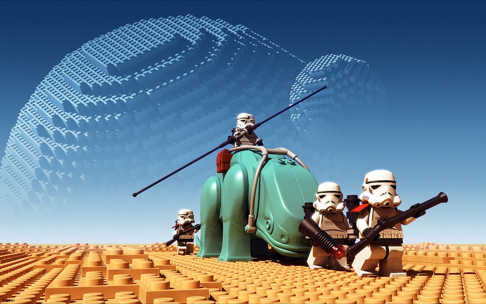 x, stars, art, hd, stormtroopers, wars, space, lego, 720P, Star Wars, star, HD Wallpaper