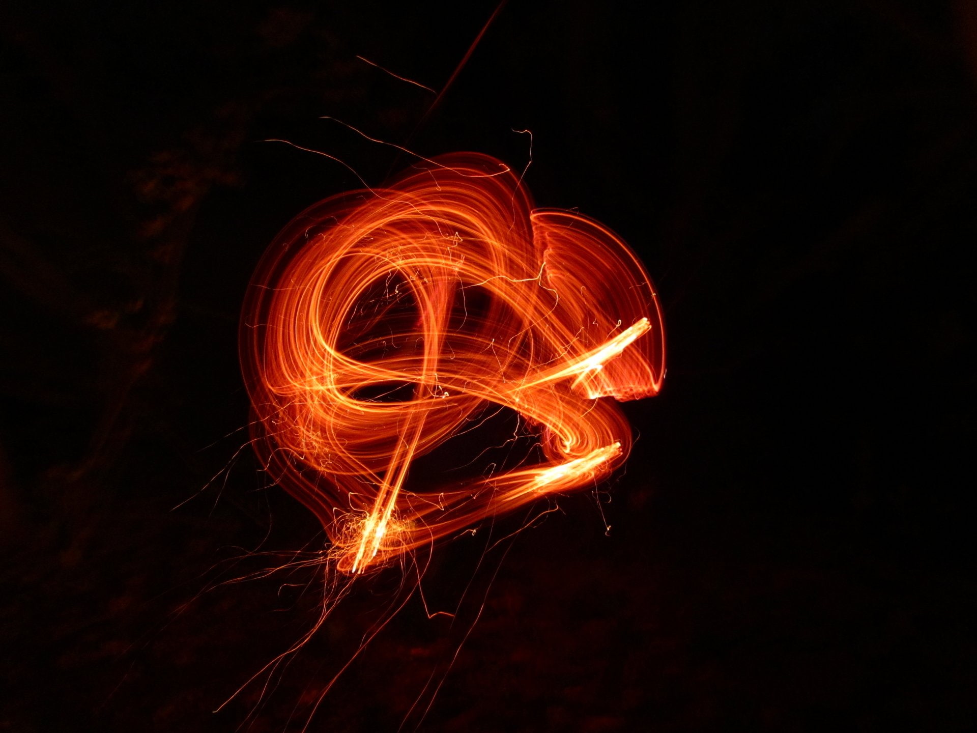 Photography, 1080P, Fire juggling, HD Wallpaper