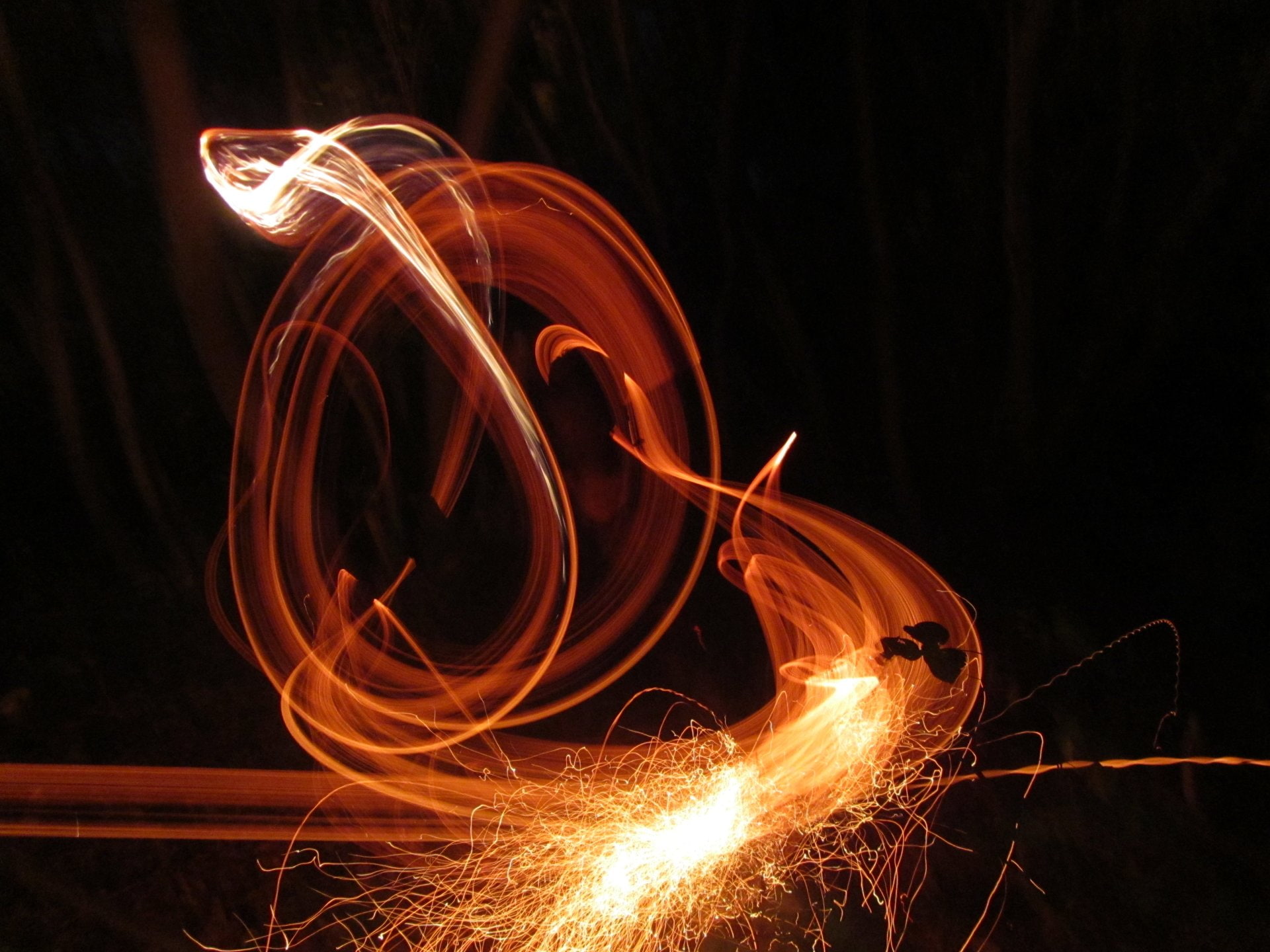1080P, Fire juggling, Photography, HD Wallpaper