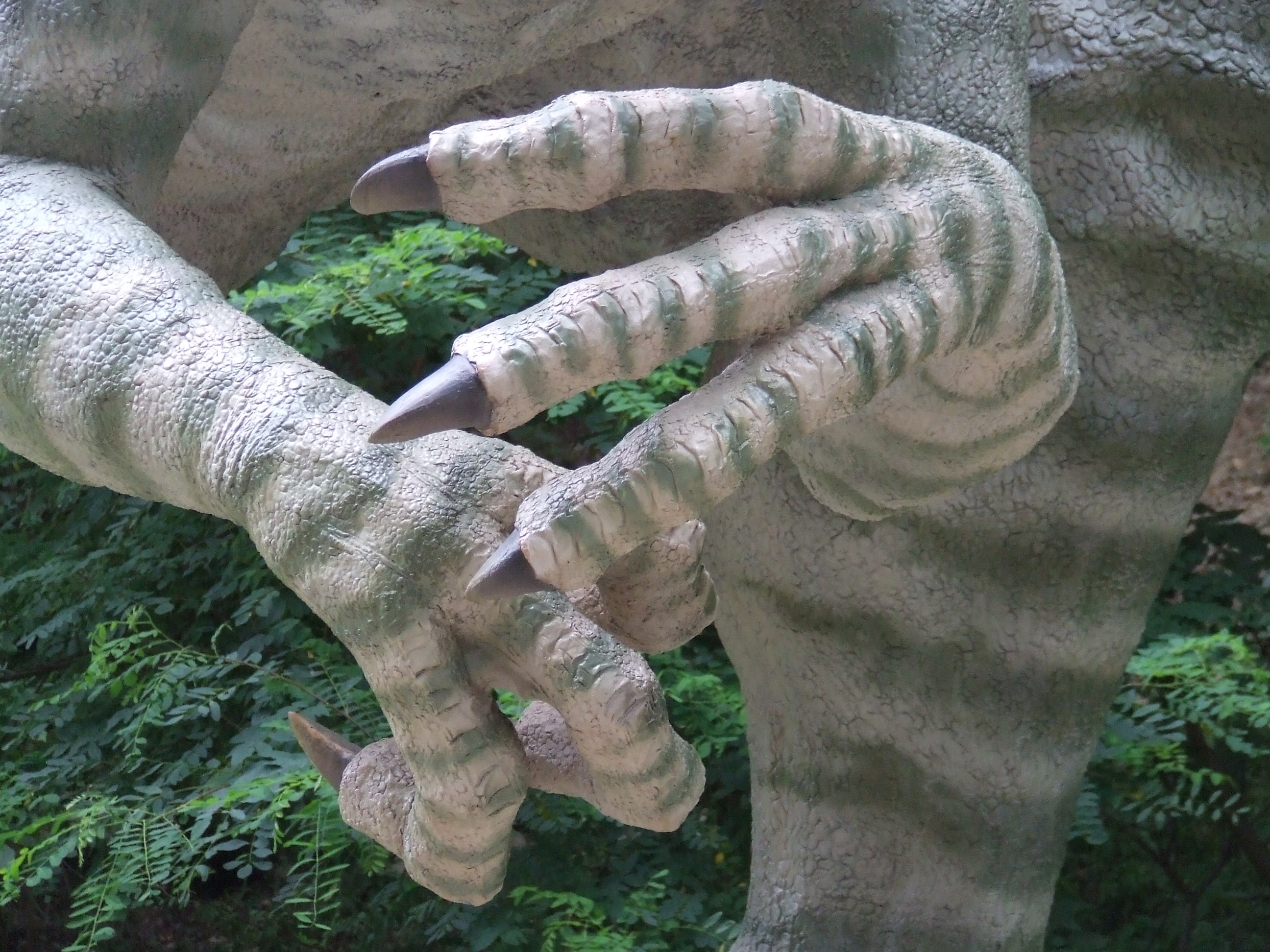 dinosaur, human Hand, predator, sunlight, no people, rock - object, solid, nature, day, outdoors, animal, tranquility, 2K, rock formation, growth, great, HD Wallpaper