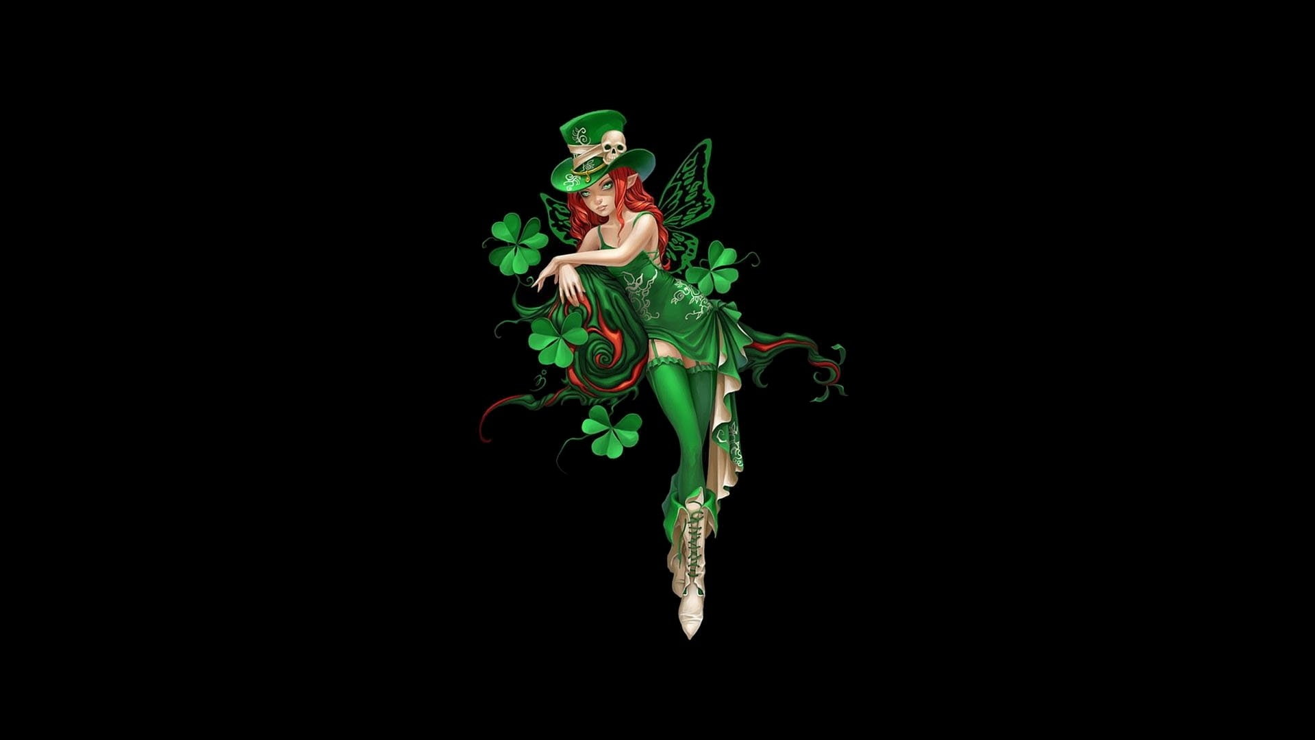St. Patricks Day, 1080P, Fairy, Fantasy, HD Wallpaper