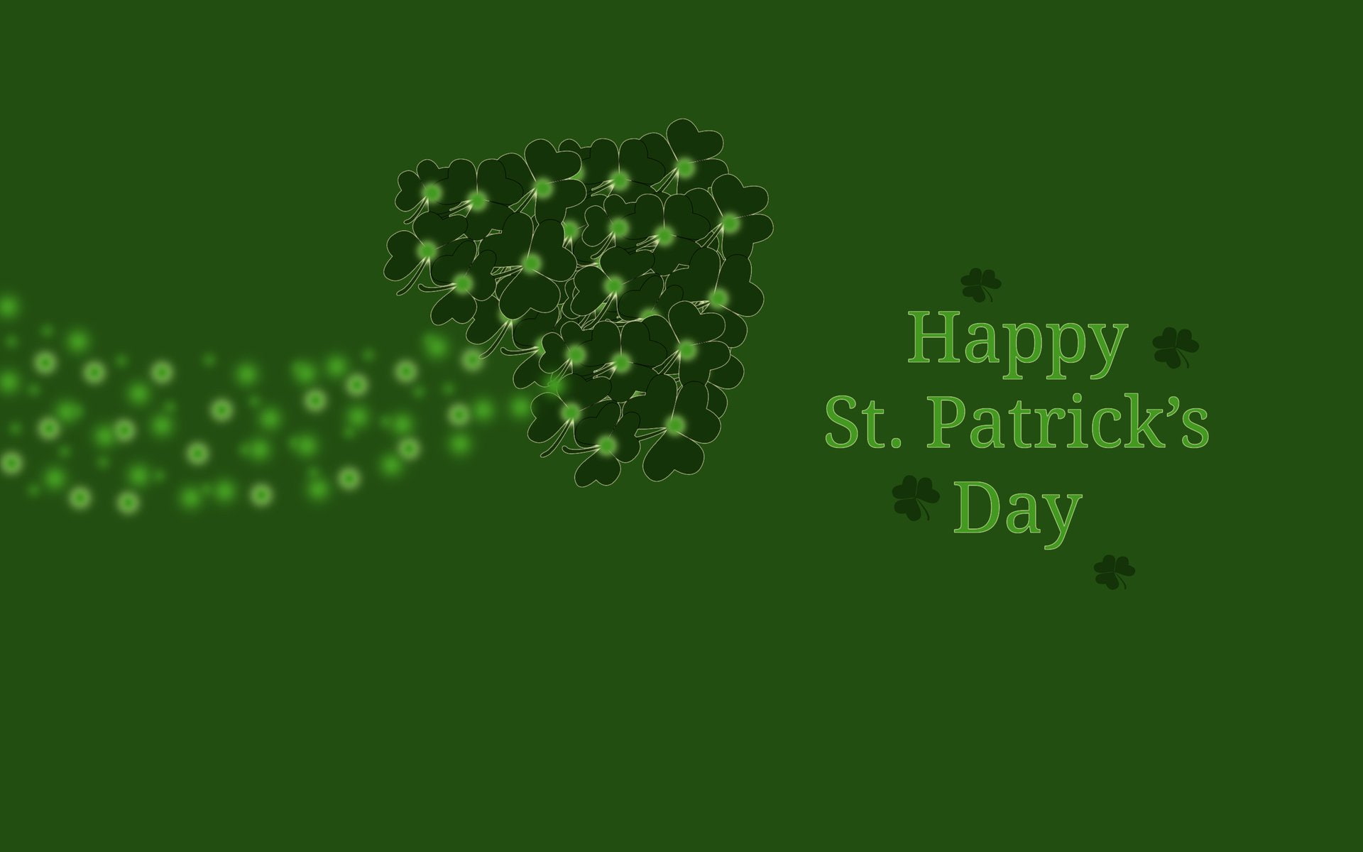 Holiday, 1080P, St. Patricks Day, Clover, Green, HD Wallpaper
