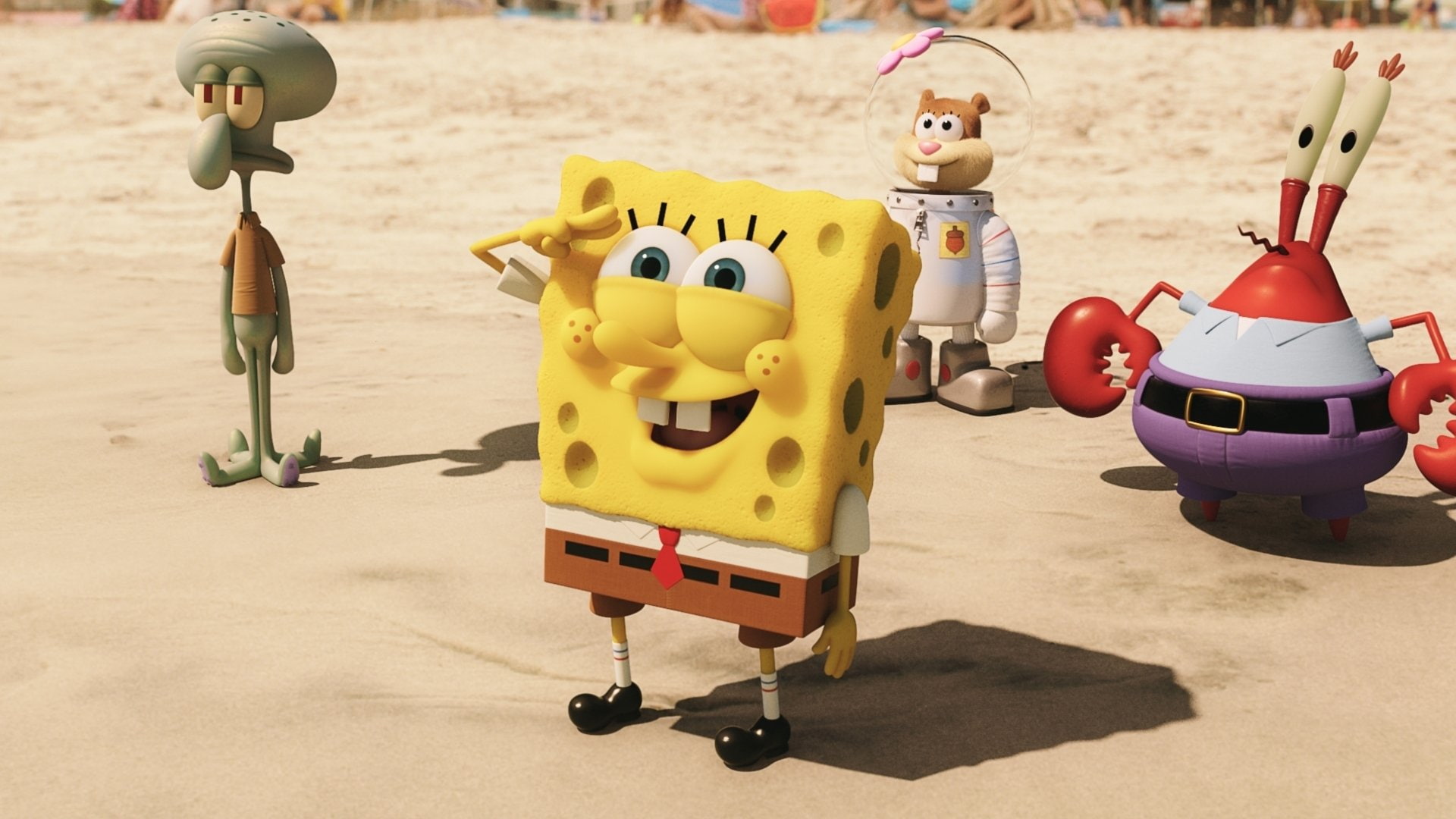 1080P, Movie, The SpongeBob Movie: Sponge Out of Water, HD Wallpaper
