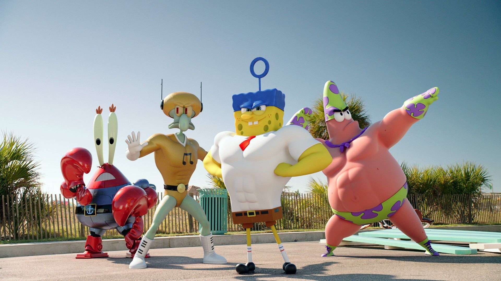 leisure activity, childhood, 1080P, representation, standing, blue, wallpap, people, day, clear sky, balloon, nature, fun, robot, sky, movie, group of people, HD Wallpaper