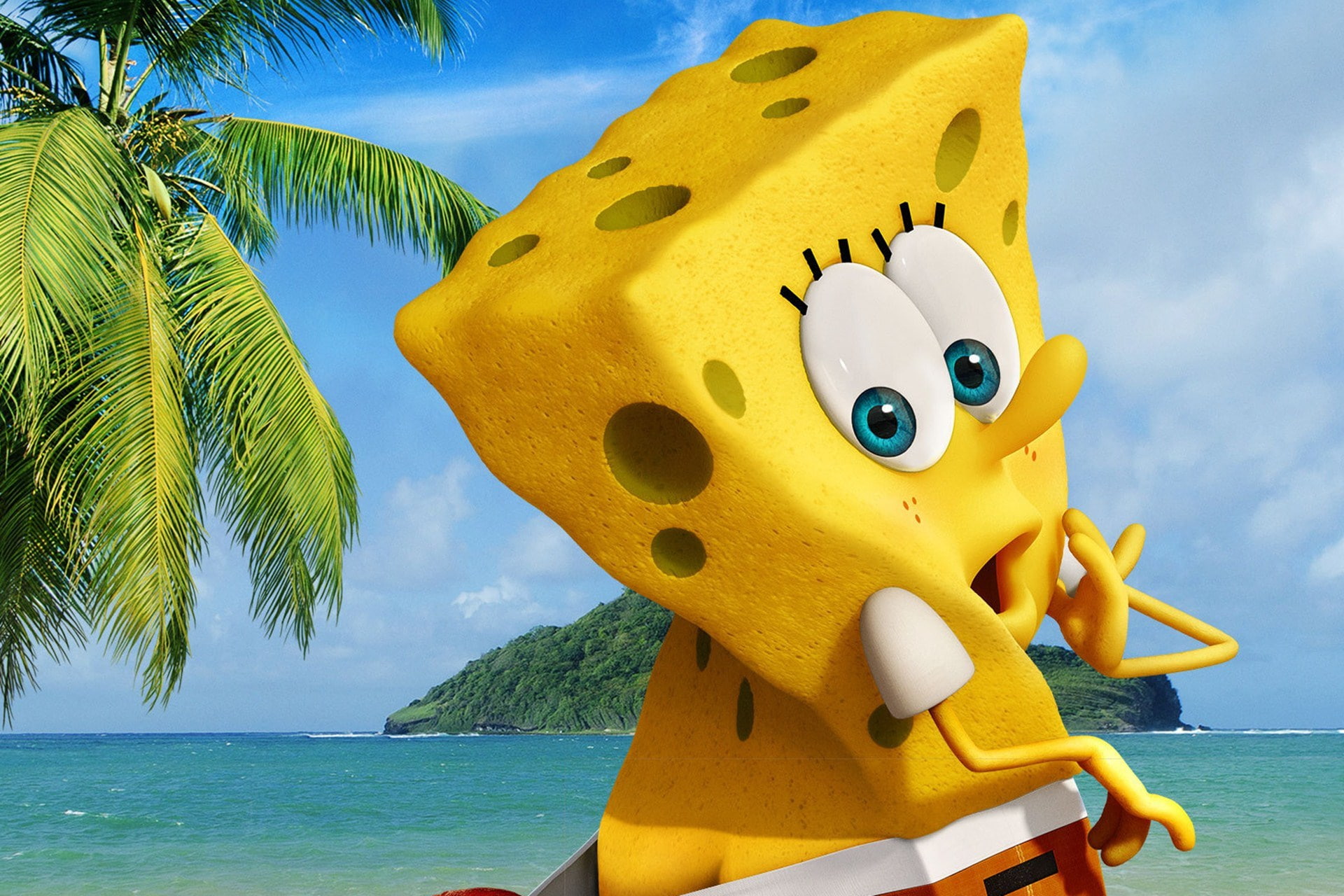 1080P, the spongebob movie sponge out of water, HD Wallpaper