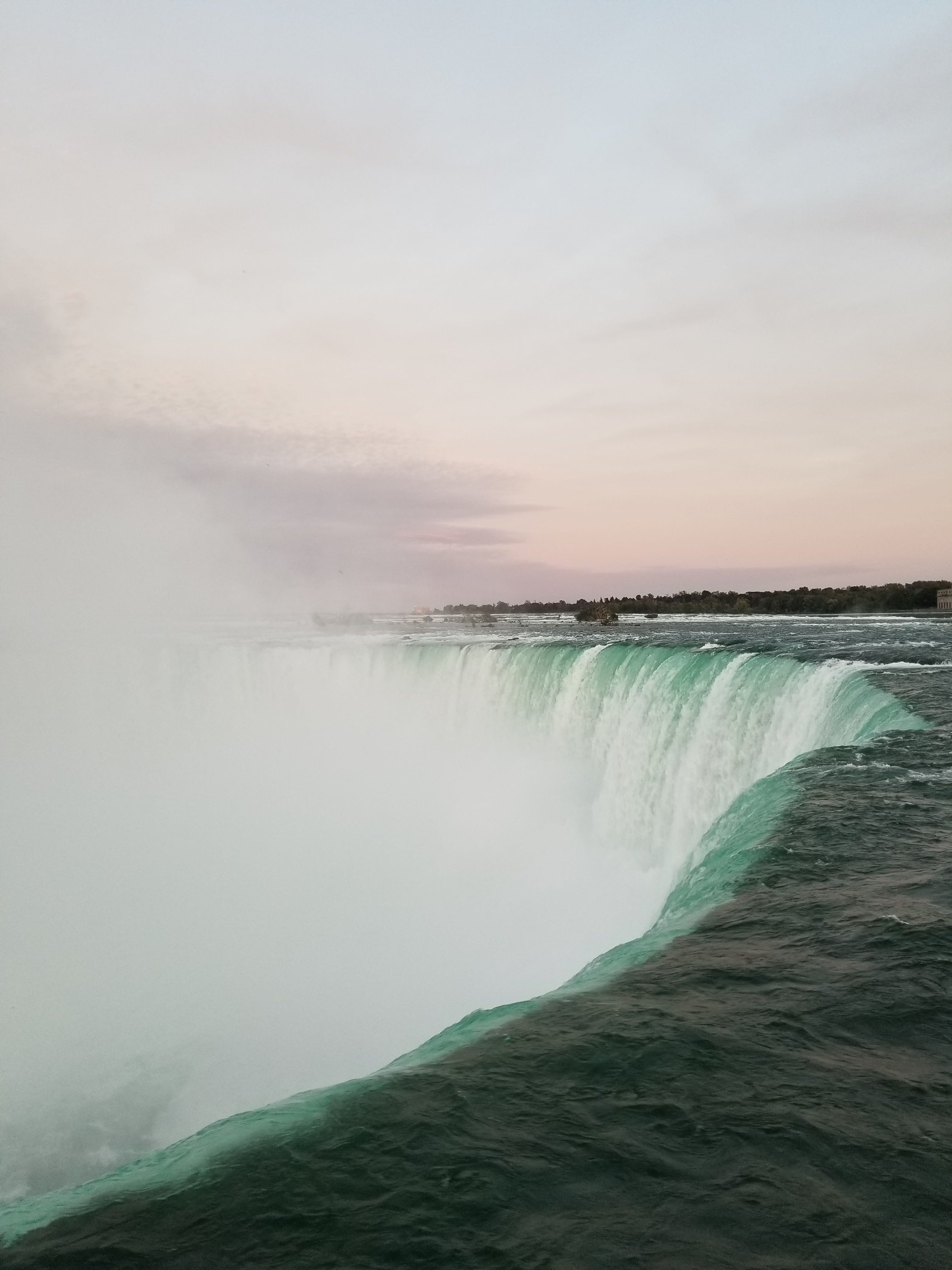 cloud - sky, niagara, landscape, environment, power, nature, motion, outdoors, sky, hot spring, 4K, power in nature, flowing, idyllic, beauty in nature, Phone HD Wallpaper