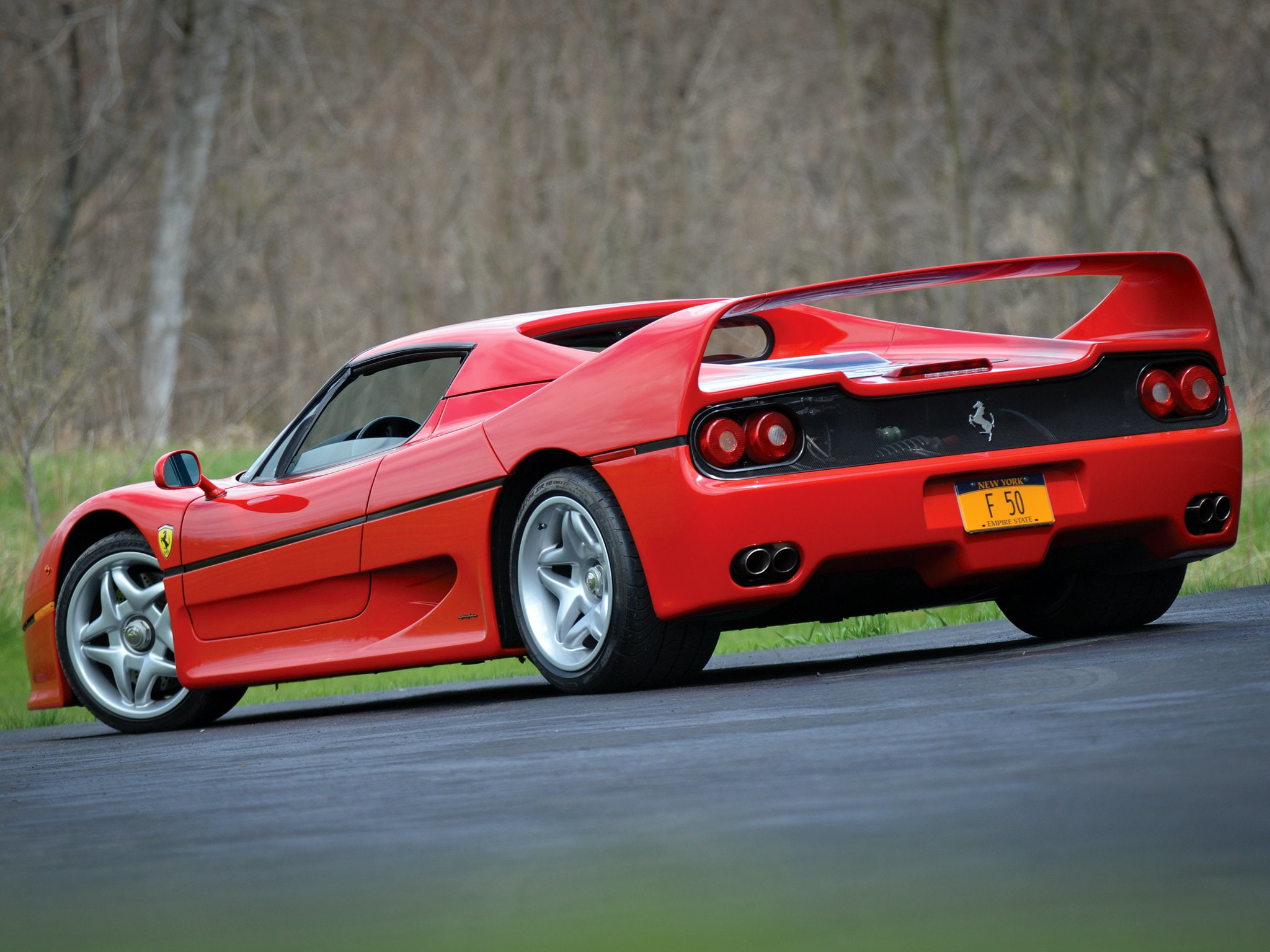 1995, 1080P, supercar, f50, ferrari, preserial, HD Wallpaper