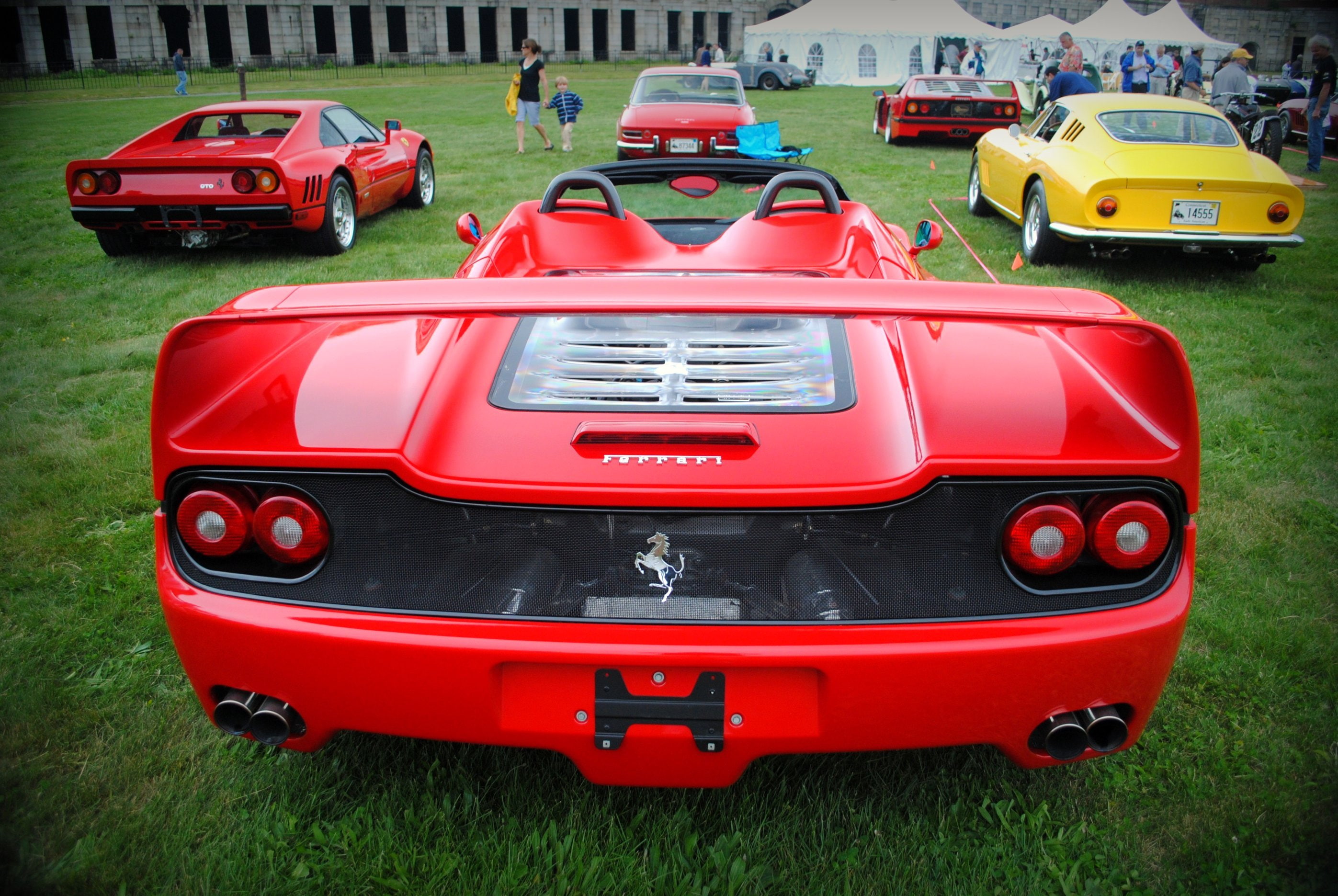 1996-1997, supercars, cars, ferrari, italia, f50, 2K, HD Wallpaper